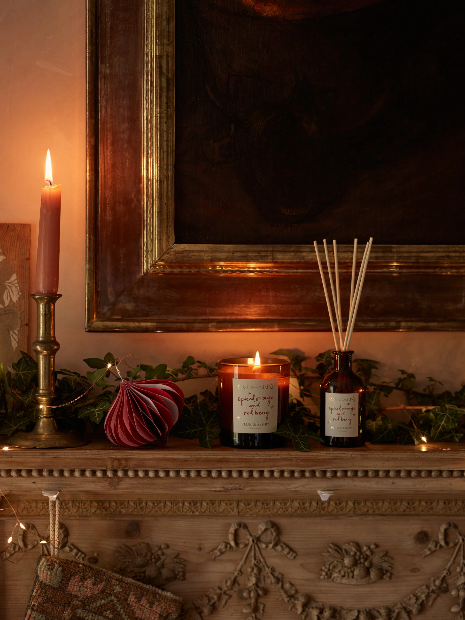 Plum & Ashby Spiced Orange & Red Berry Scented Candle - Image 5