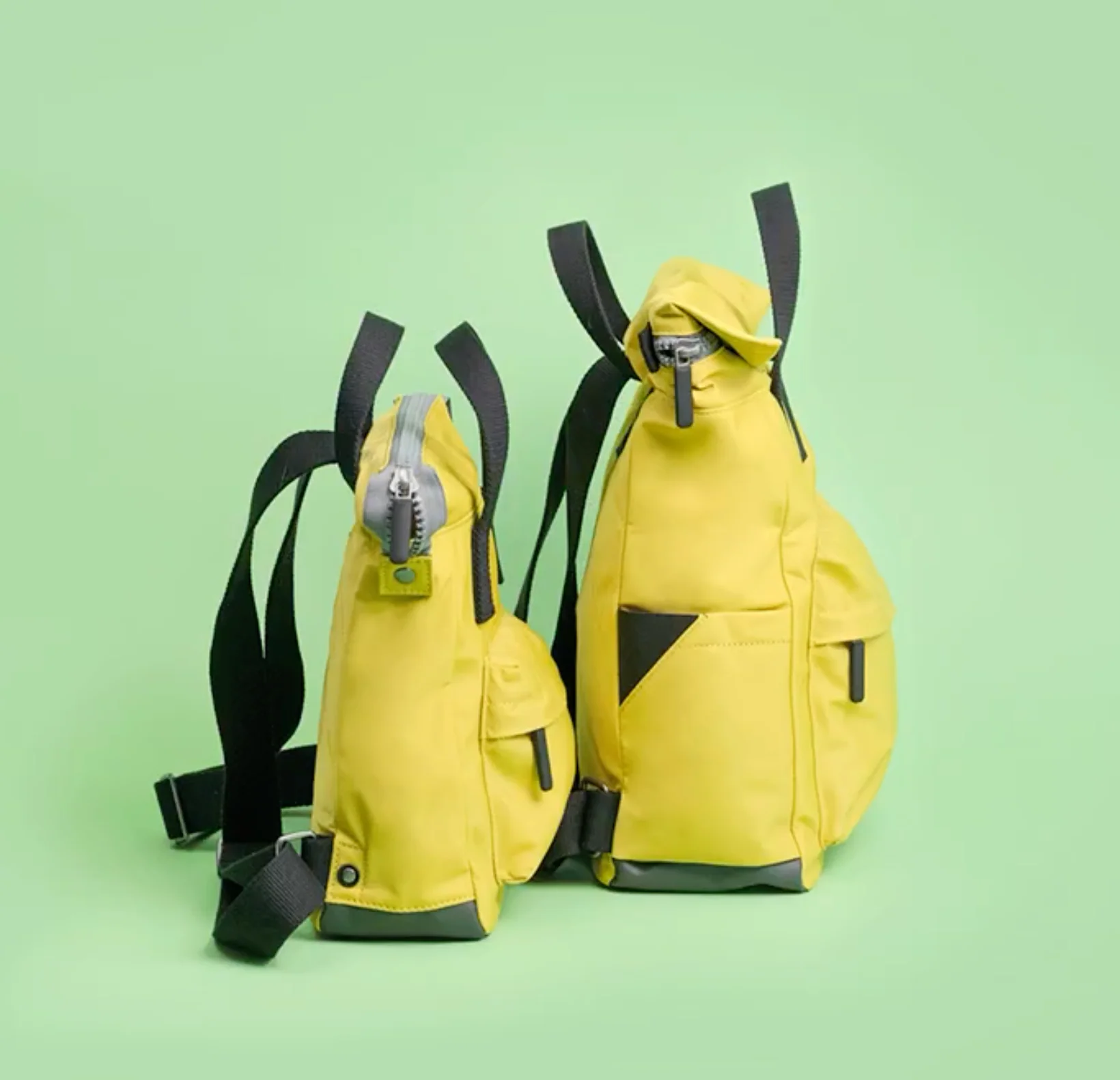 Roka London Black Label, Bantry B Small Rucksack, Bamboo (Sustainable Nylon) - Image 8