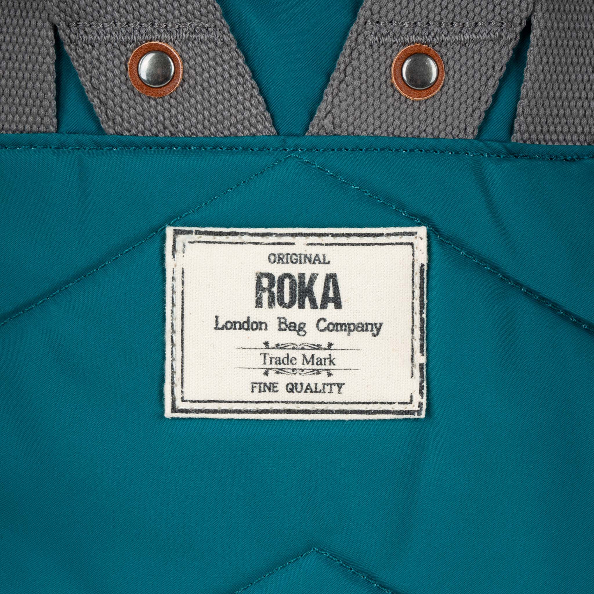 Roka London Canfield B  Nylon Rucksack, Marine - Image 6