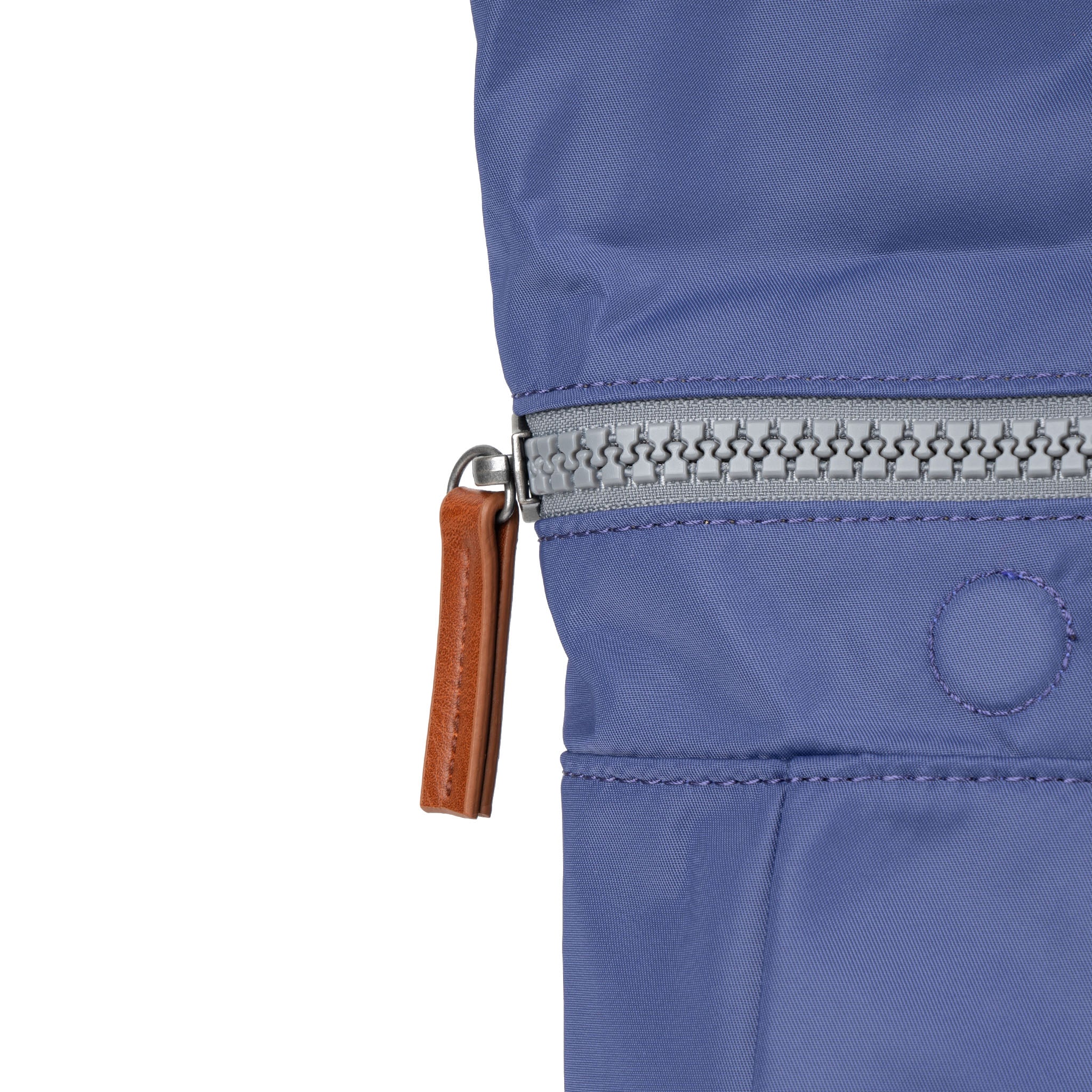 Roka London Canfield B Sustainable Nylon Rucksack, Indigo - Image 5
