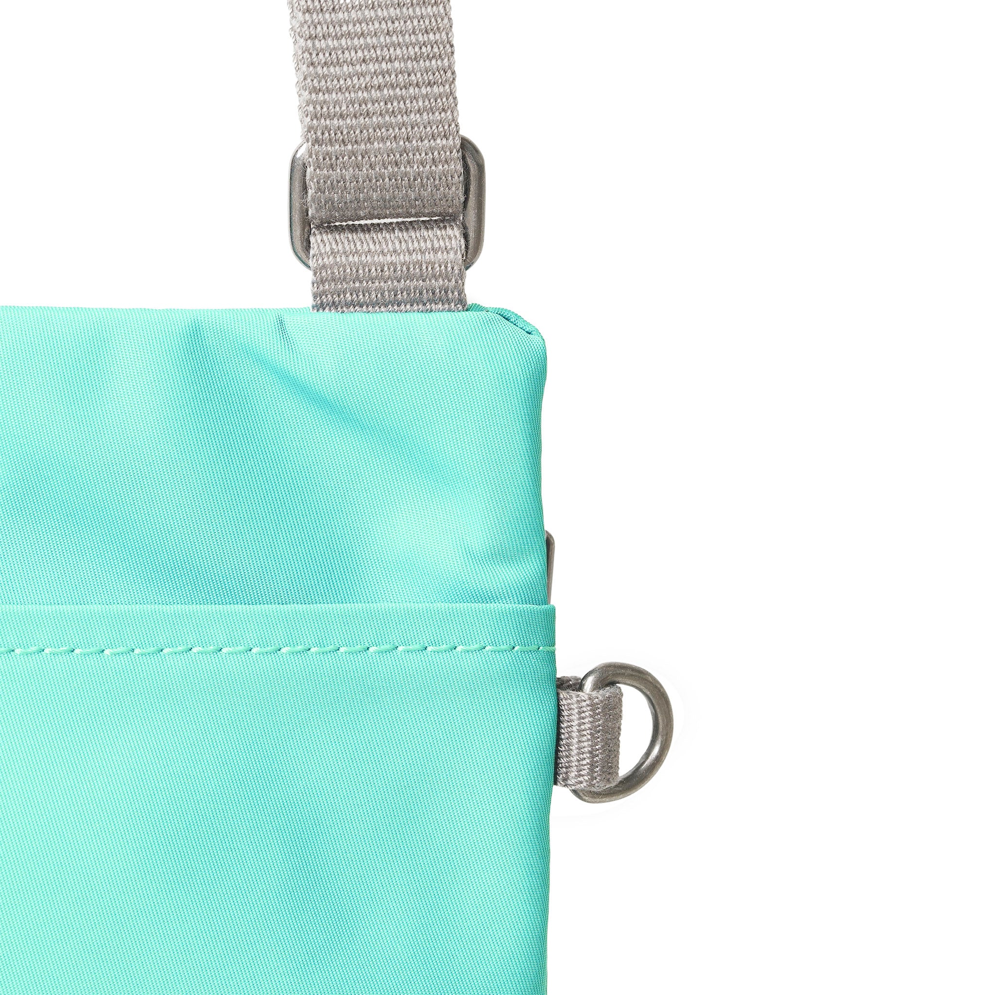 Roka London Chelsea Crossbody Phone Bag, Capri (Recycled Nylon) - Image 4