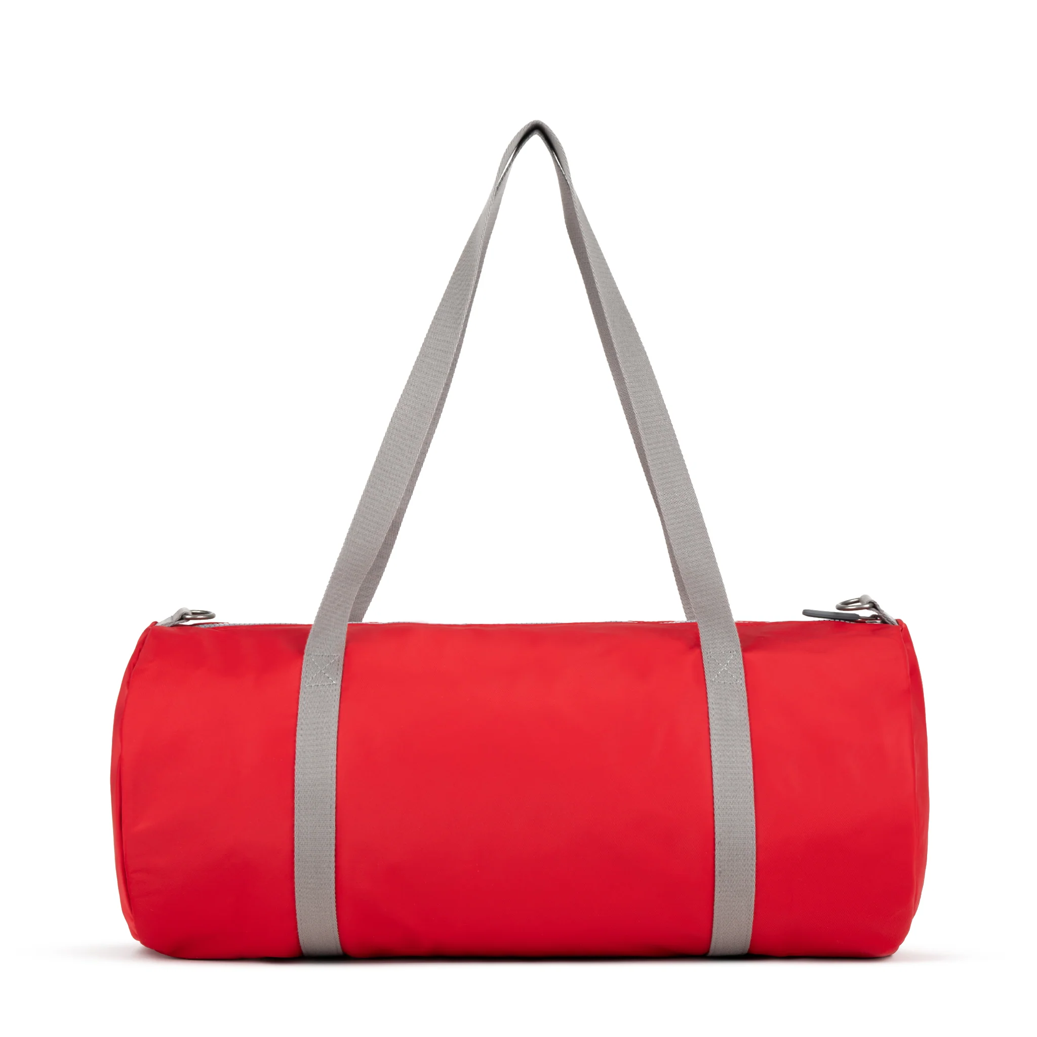 Roka London City Barrel Bag, Cranberry (Recycled Nylon) - Image 3