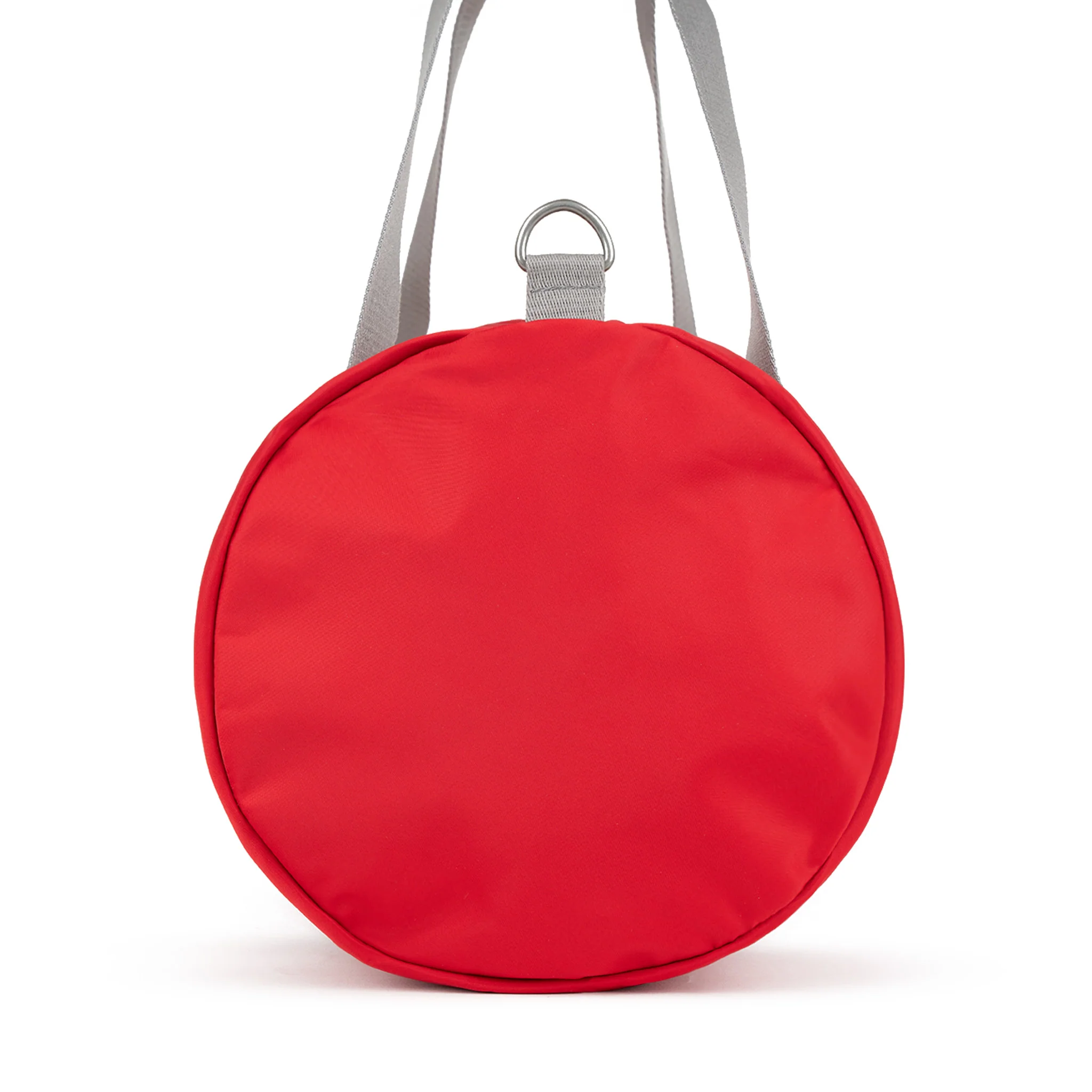 Roka London City Barrel Bag, Cranberry (Recycled Nylon) - Image 5