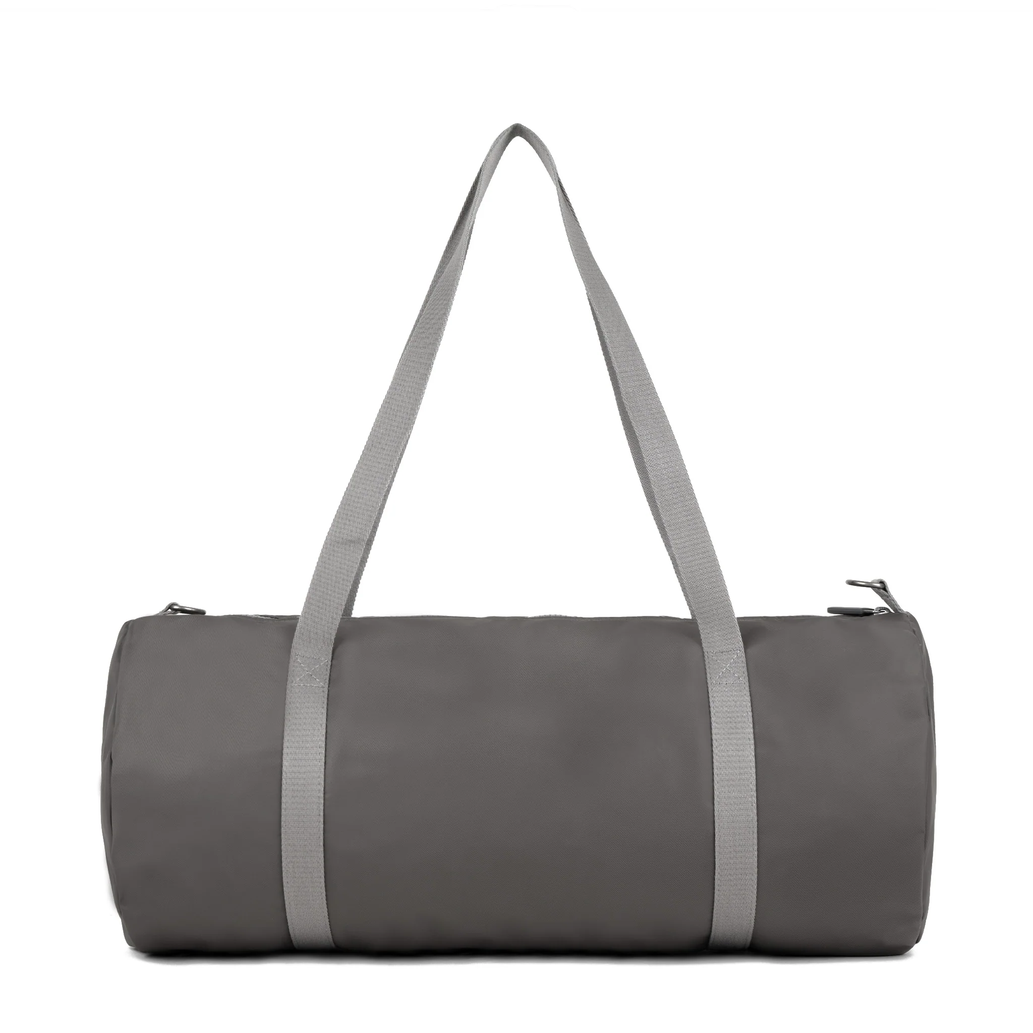 Roka London City Barrel Bag, Graphite (Recycled Nylon) - Image 3