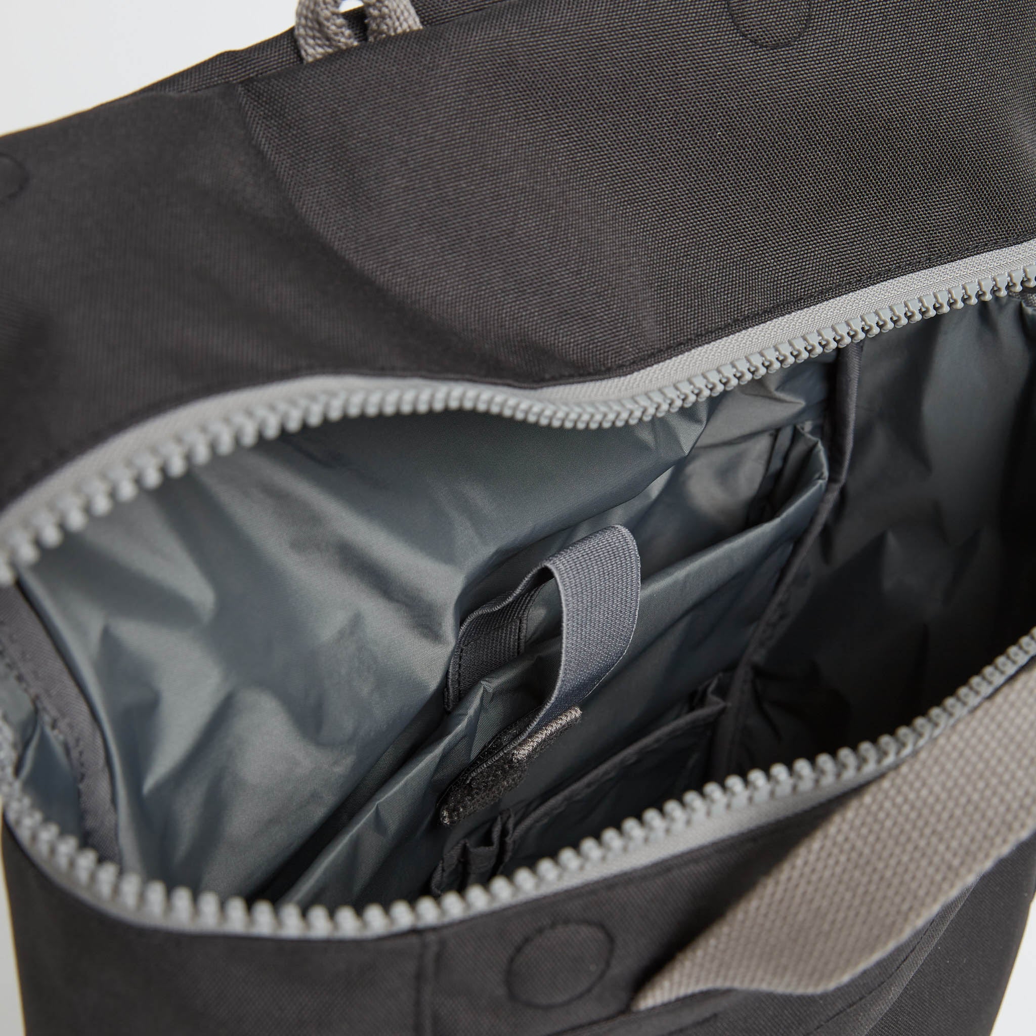 Roka London Finchley Sustainable Canvas Rucksack, Ash - Image 6