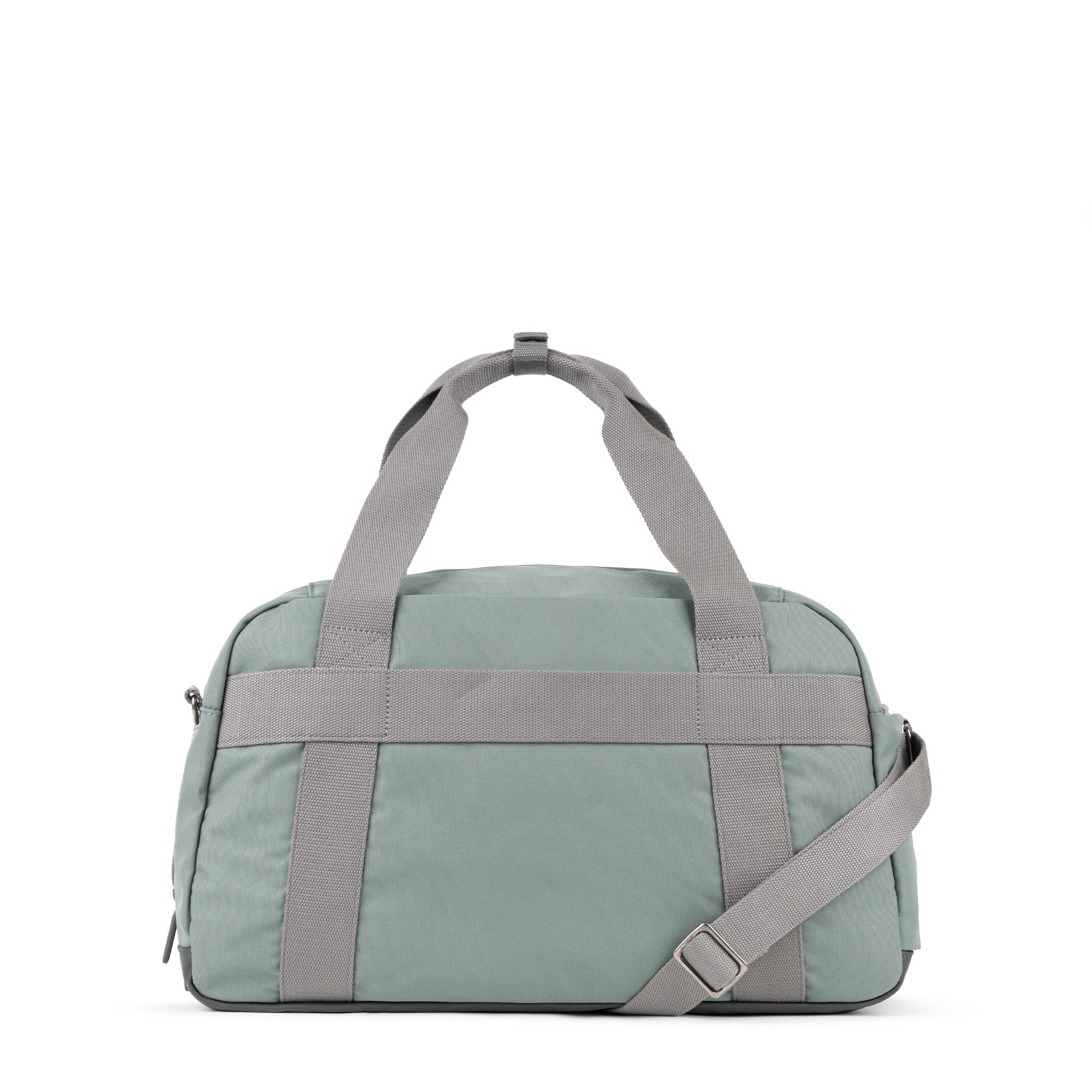 Roka London Gatwick Duffel Bag, Pewter (Recycled Canvas) - Image 3