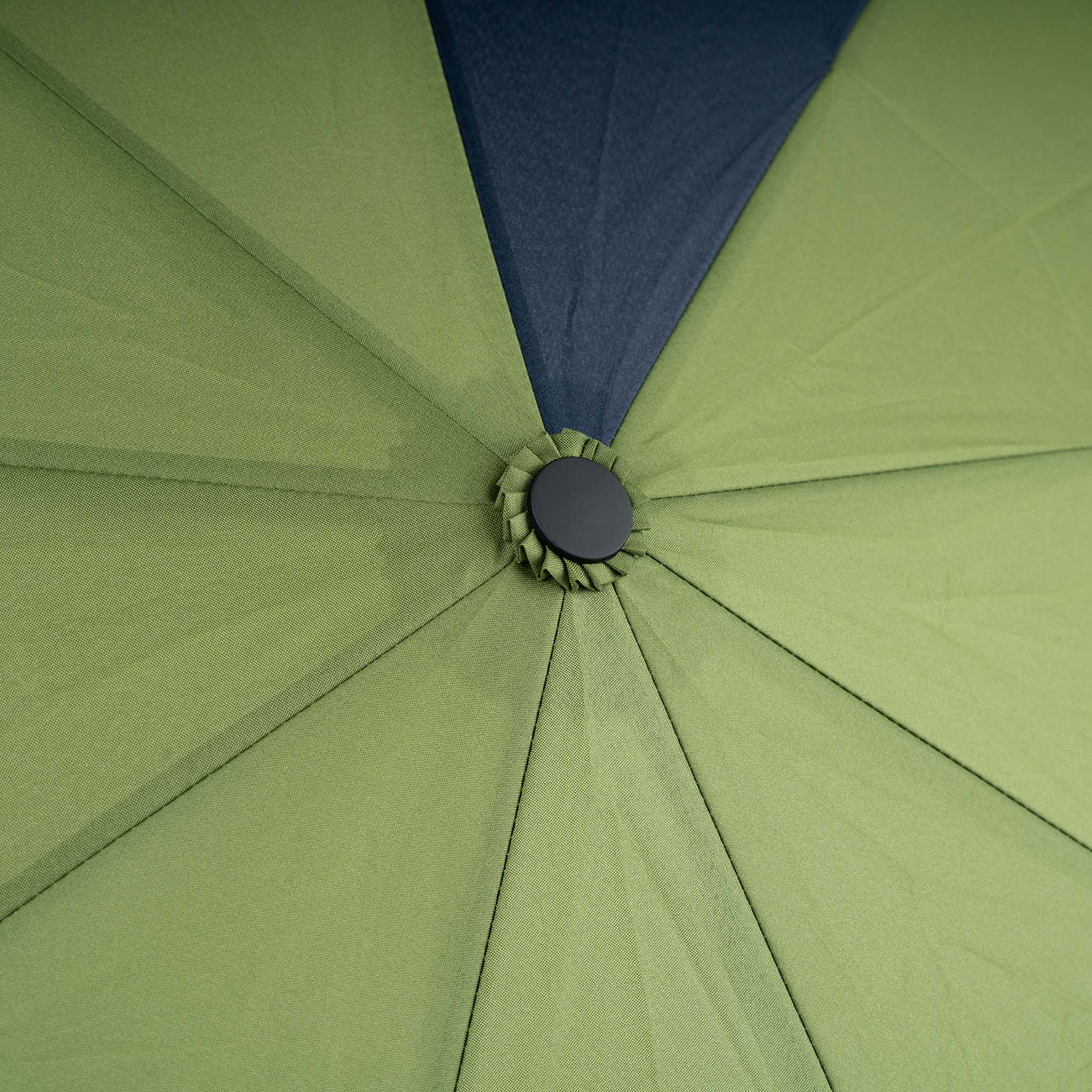 Roka London Waterloo Sustainable Umbrella, Avocado & Midnight - Image 3