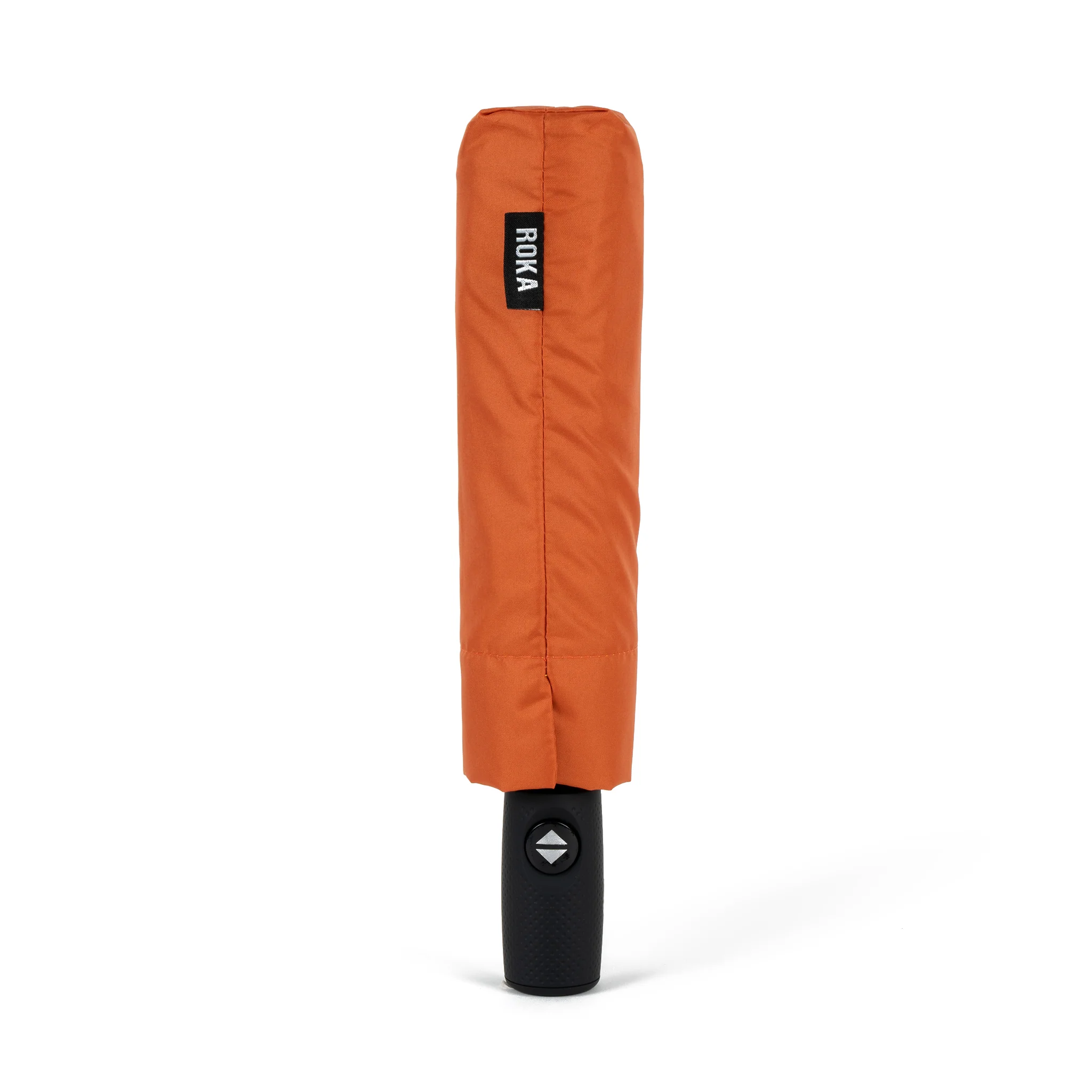 Roka London Waterloo Sustainable Umbrella, Burnt Orange - Image 6