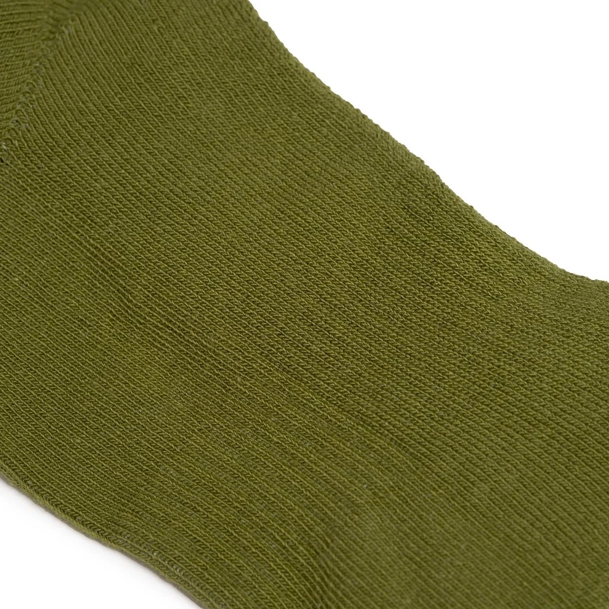 Roka London Wembley Organic Cotton Ankle Socks, Avocado - Image 3