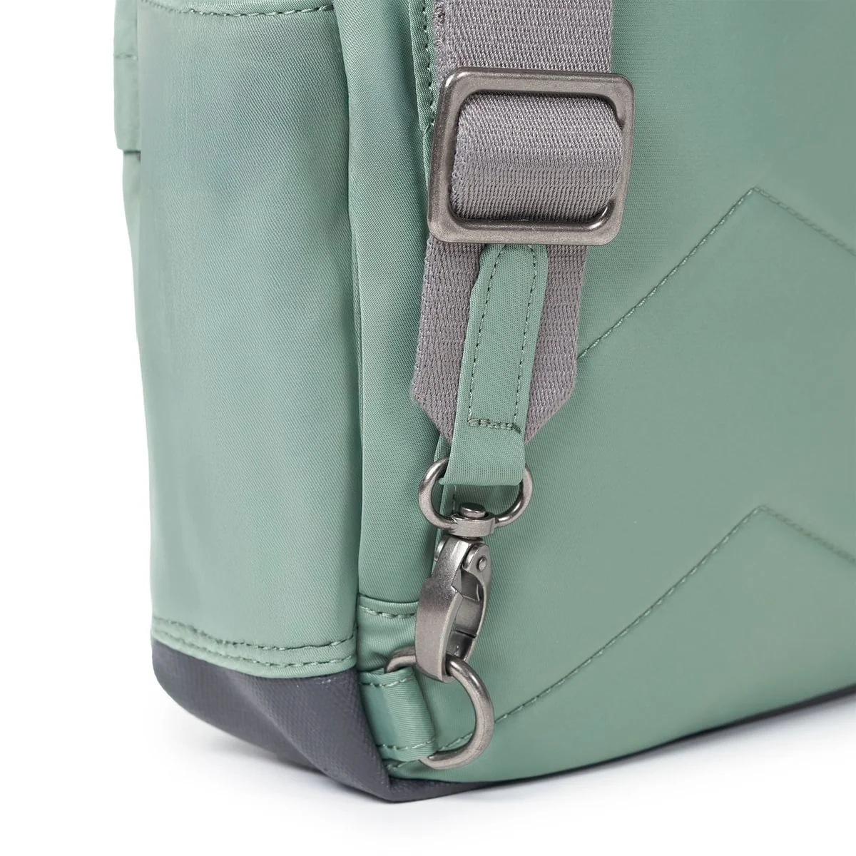Roka London Willesden B Large Crossbody Bag, Frost (Recycled Nylon) - Image 3