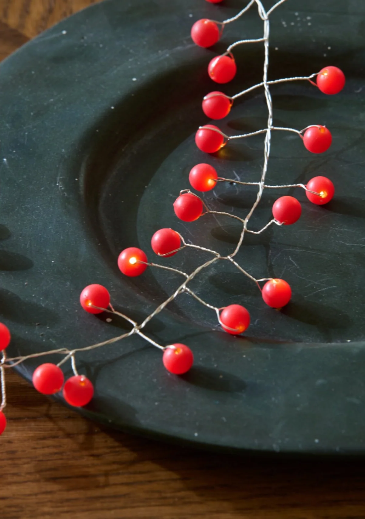 Snowberry LED Fairy Lights, Red (Mains Powered) - Image 2