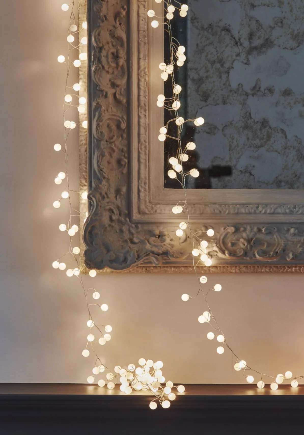 Snowberry LED Fairy Lights,White (Battery Operated) - Image 2