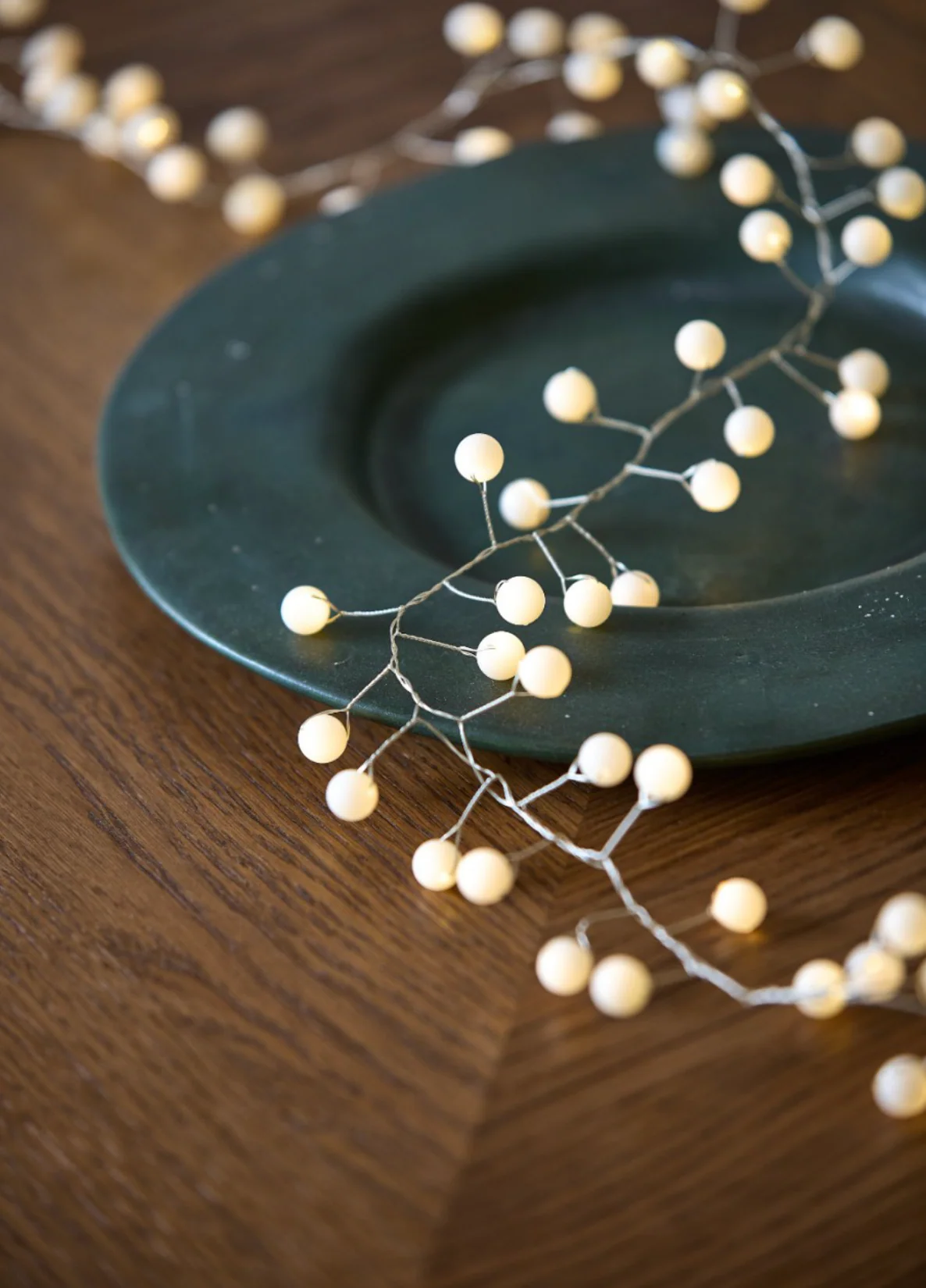 Snowberry LED Fairy Lights, White(Mains Powered)