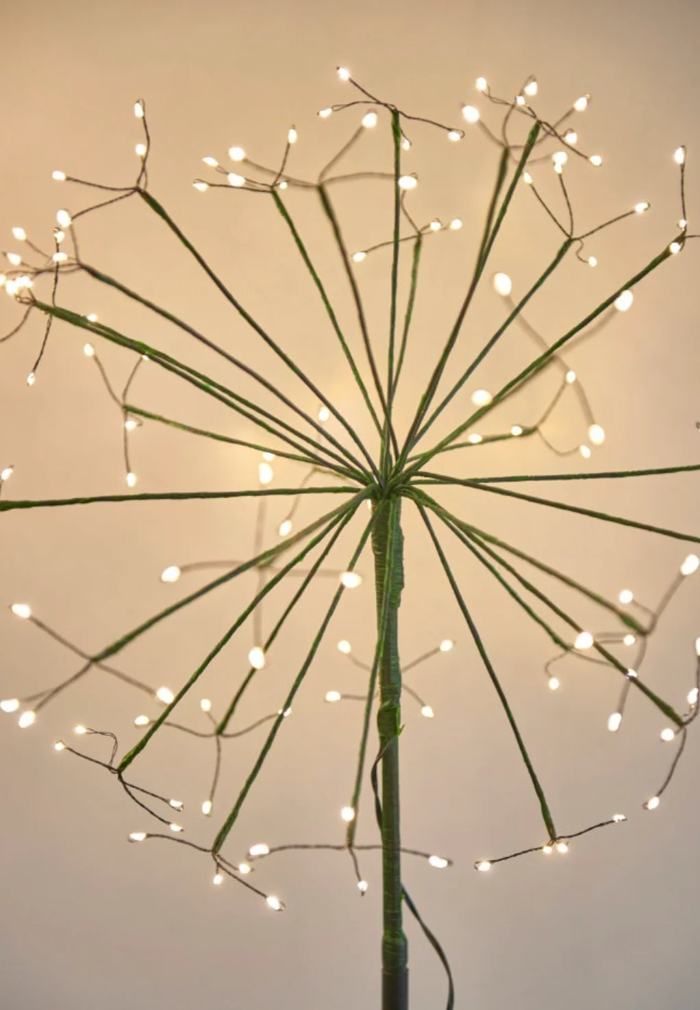 Solar Powered LED Dandelion Light, Green - Image 8
