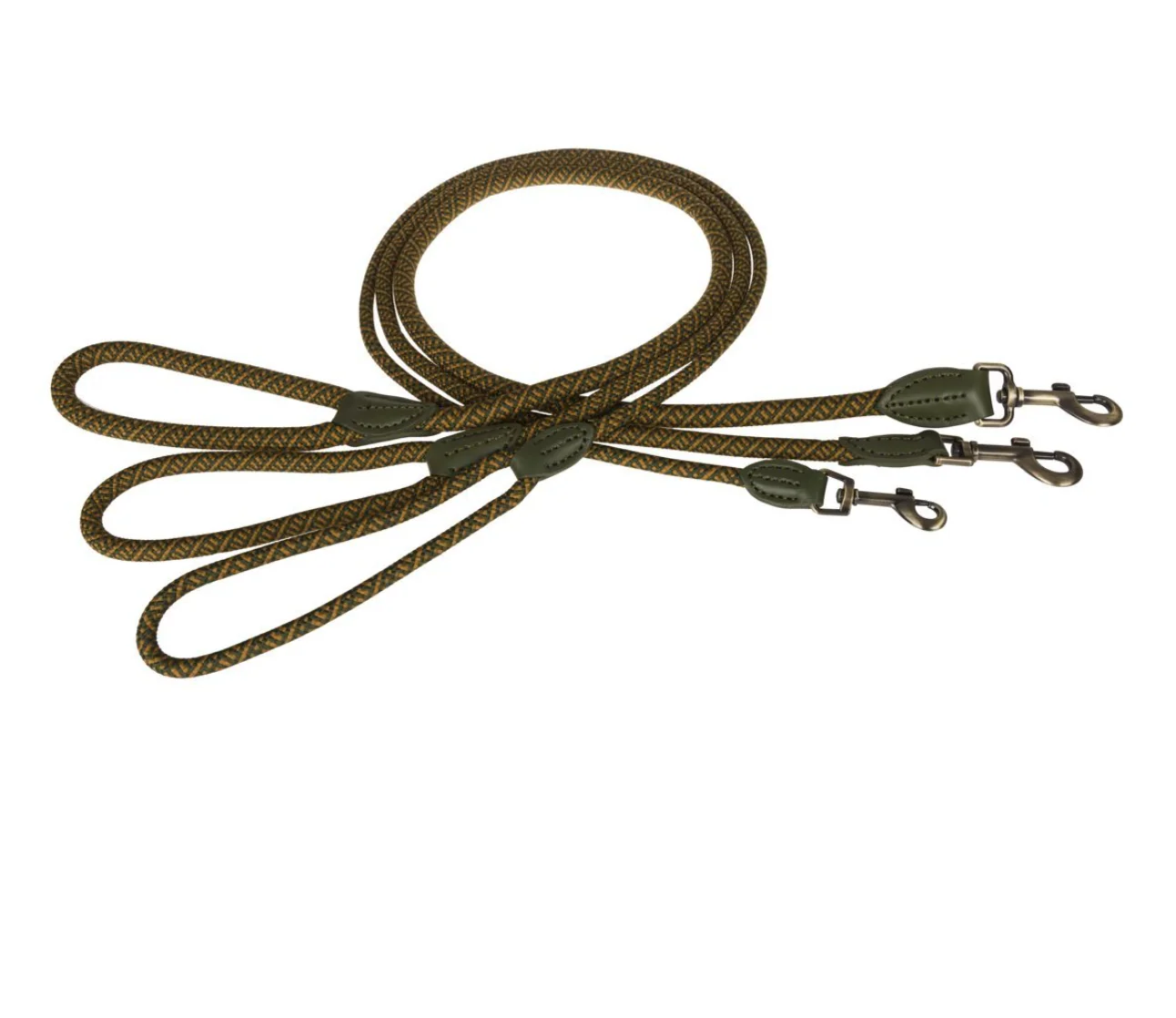 Sophie Allport Rope Dog Lead Forest, Green - Image 2