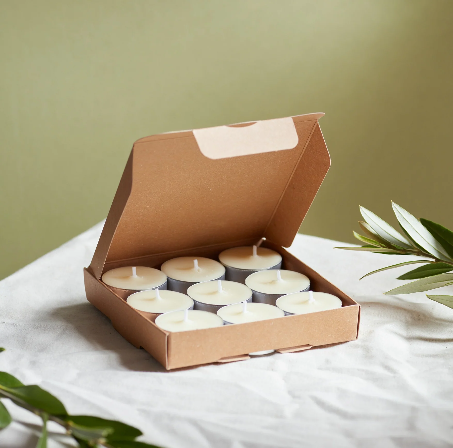 St Eval Bay & Rosemary Scented Tealights, (Set Of 9) - Image 2