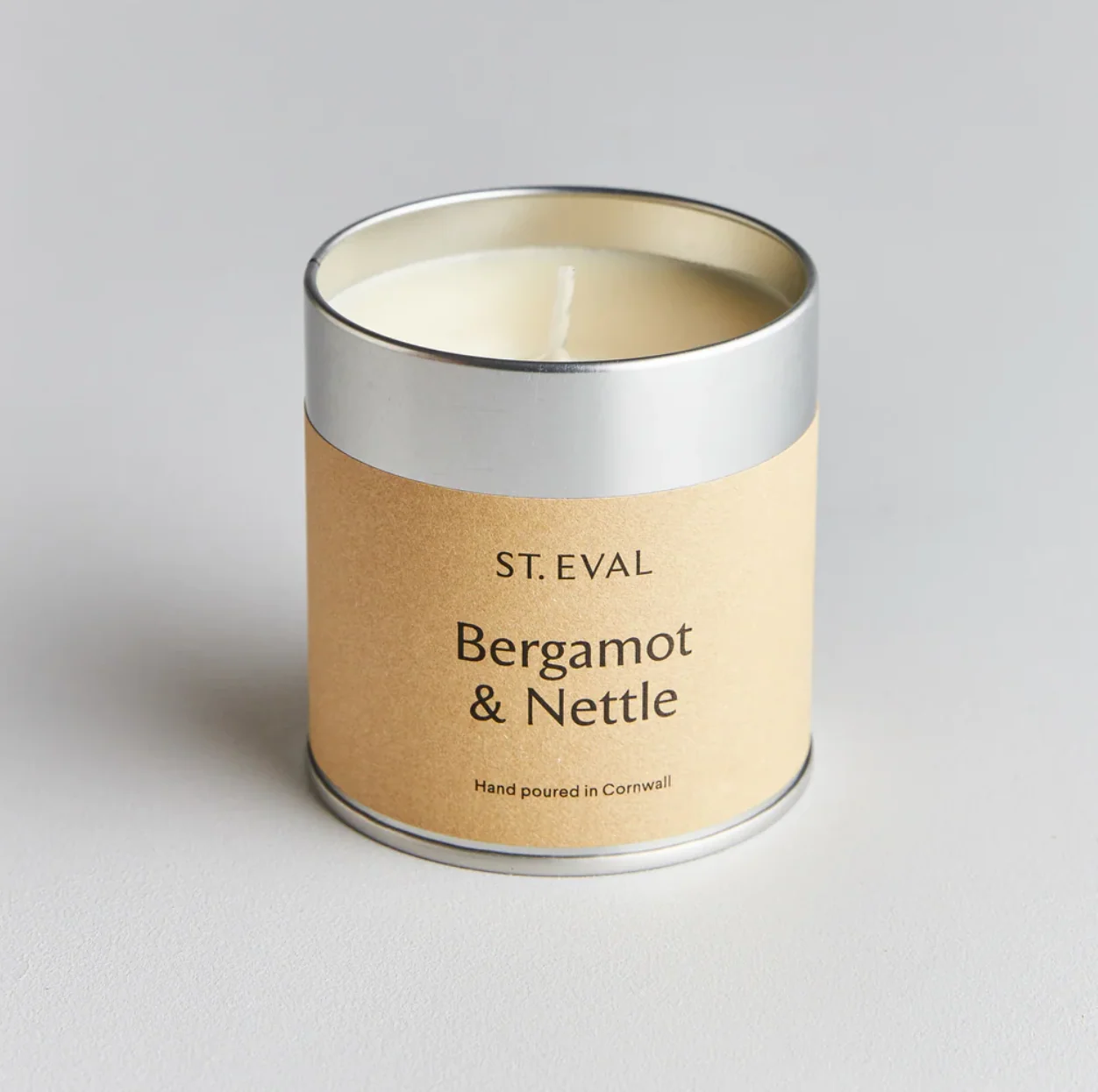 St Eval Bergamot & Nettle Scented Tin Candle - Image 2