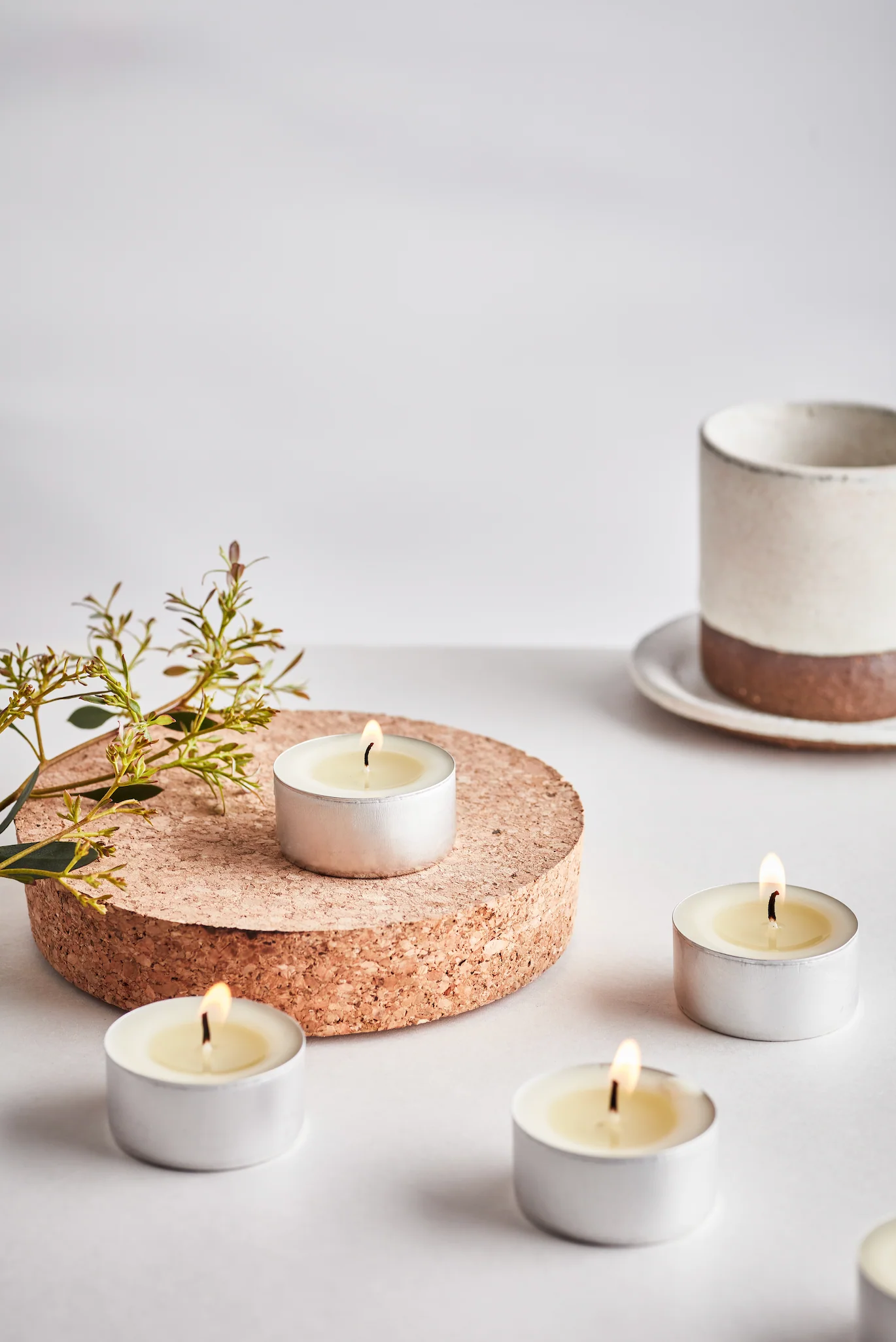 St Eval Fig Tree Scented Tealights, (Set Of 9) - Image 5