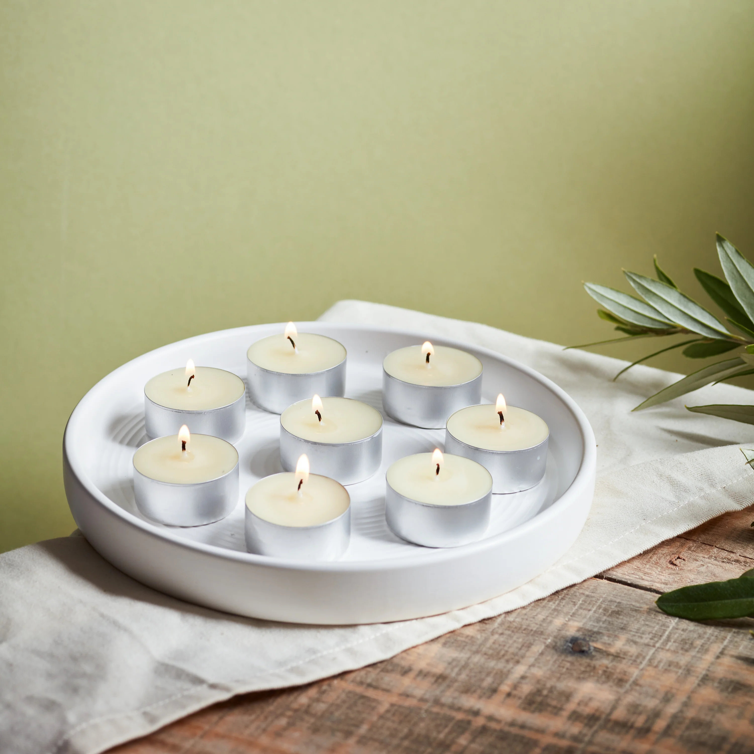 St Eval Ginger & Lemongrass Scented Tealights, (Set Of 9) - Image 4