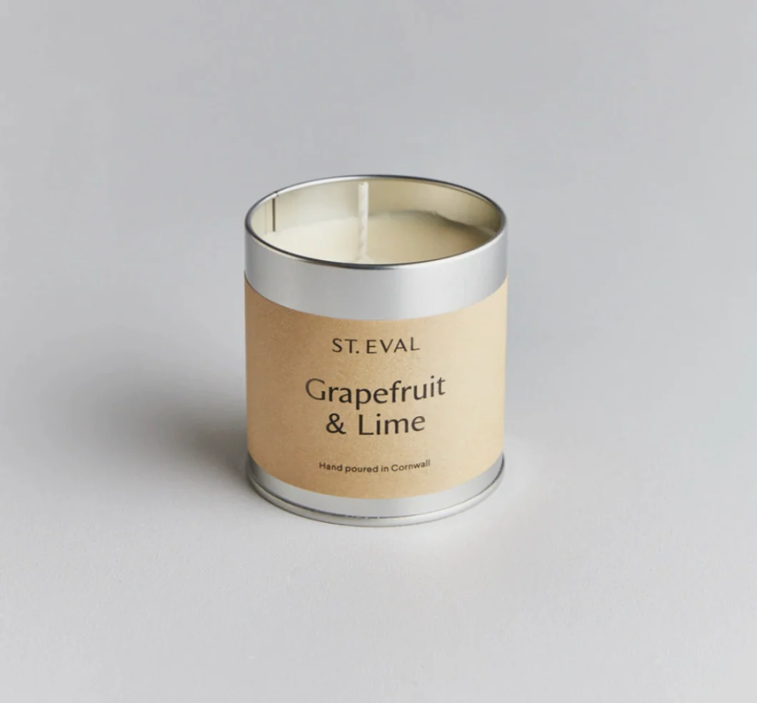 St Eval Grapefruit & Lime Scented Tin Candle - Image 2