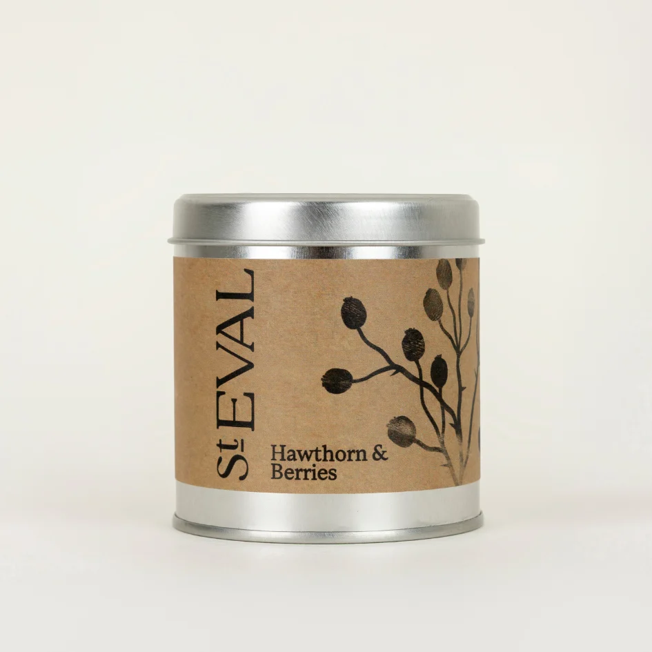 St Eval Hawthorn & Berries Scented Tin Candle