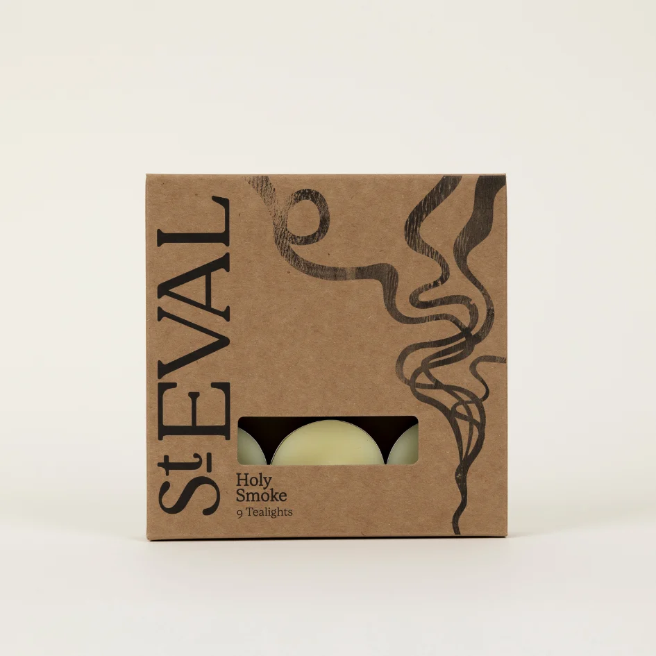 St Eval Holy Smoke Scented Tealights, (Set Of 9)