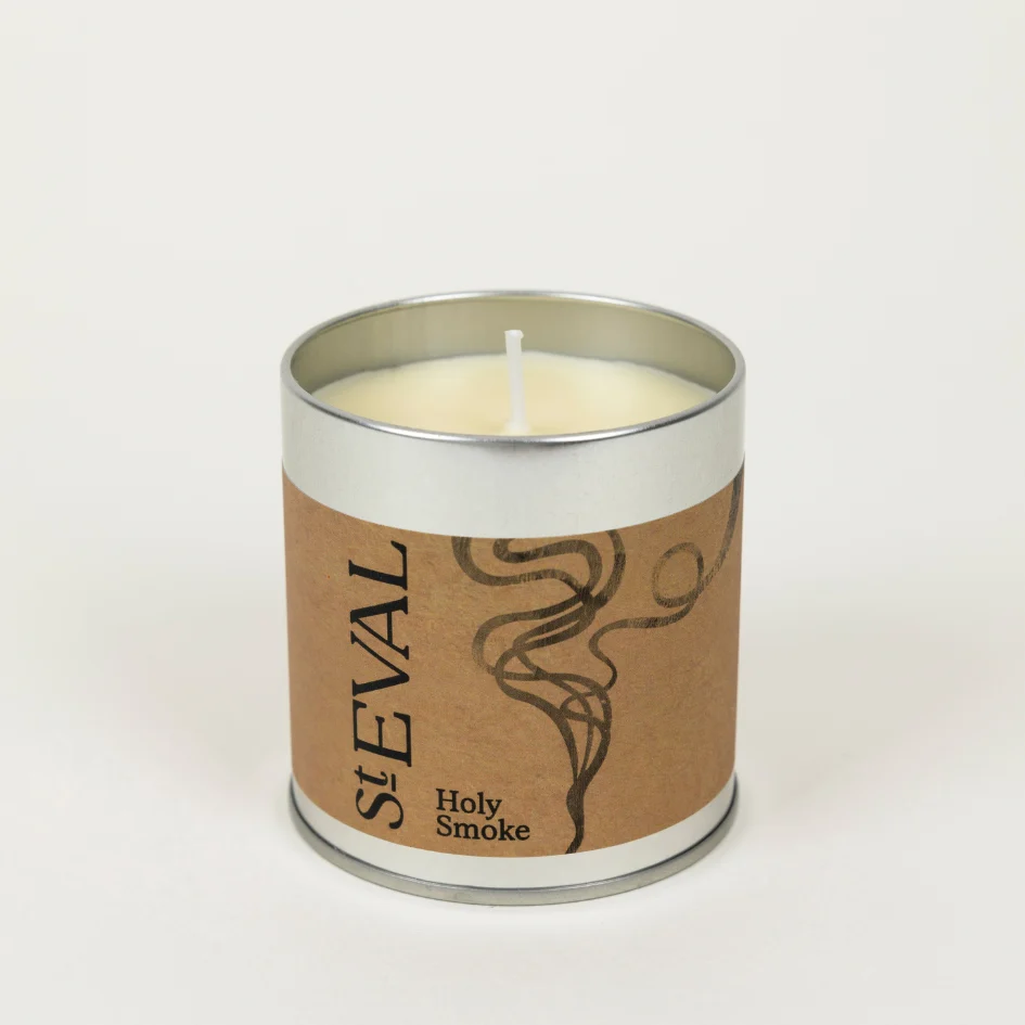 St Eval Holy Smoke Scented Tin Candle - Image 2