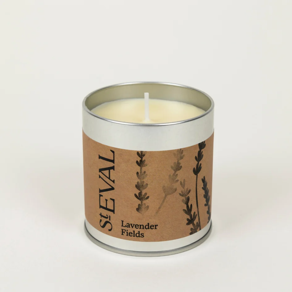 St Eval Lavender Fields Scented Tin Candle - Image 2