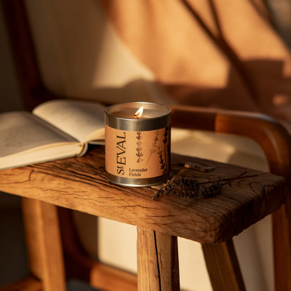 St Eval Lavender Fields Scented Tin Candle - Image 4