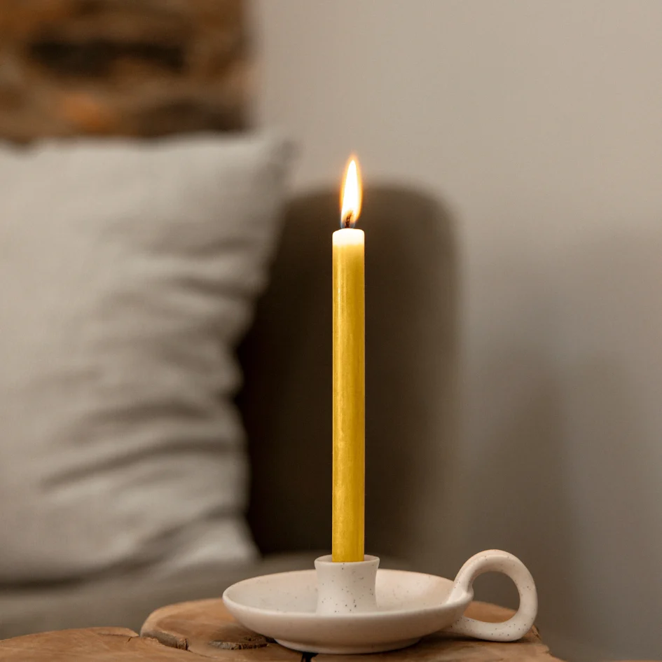 St Eval Mini Fragranced Dinner Candle, Sandalwood  (Pack Of 6 ) - Image 3