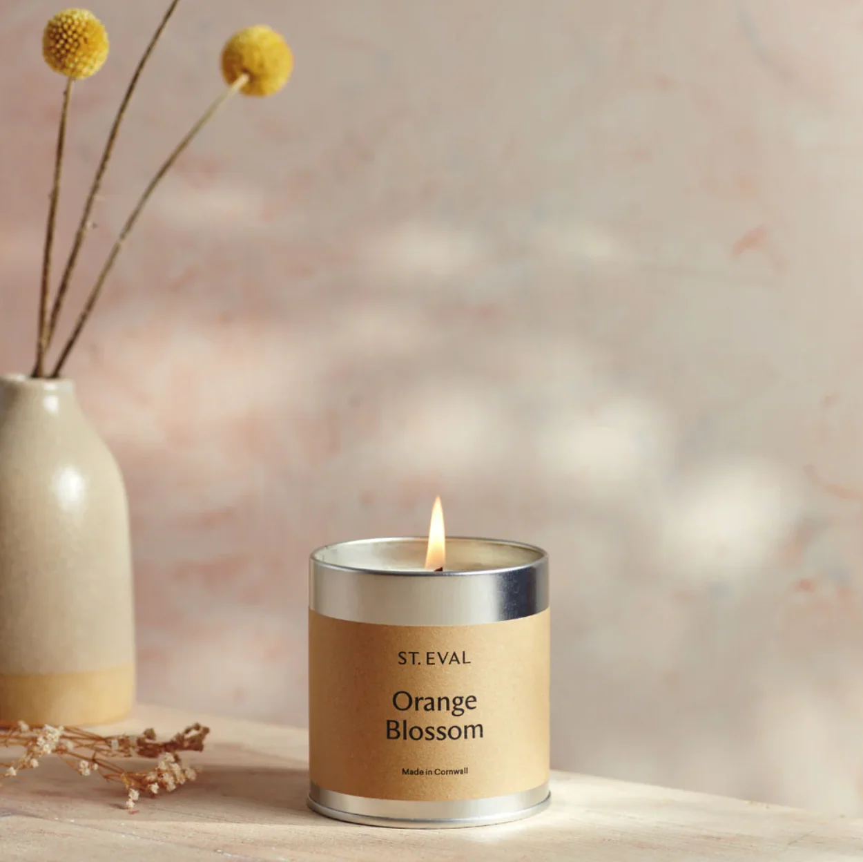 St Eval Orange Blossom Scented Tin Candle - Image 3