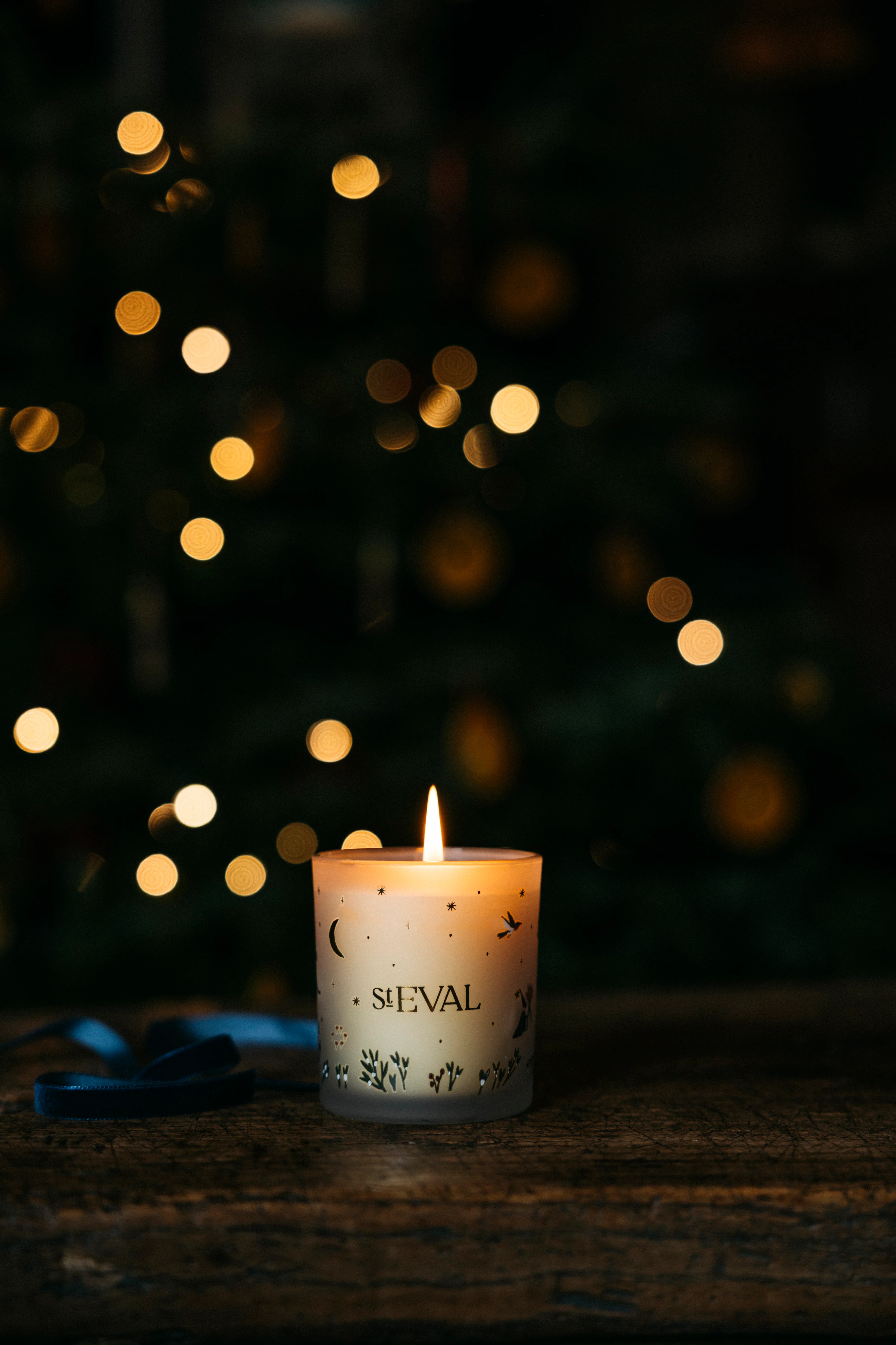 St Eval Orange & Cinnamon Scented Candle, Wonderland Glass - Image 8