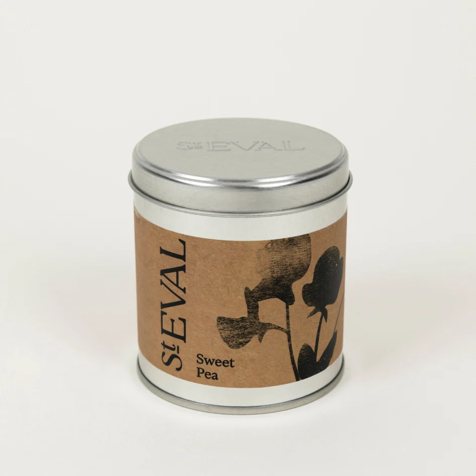 St Eval Sweet Pea Scented Tin Candle - Image 4
