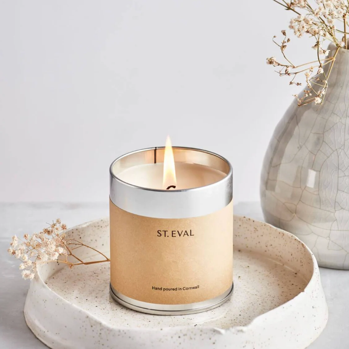 St Eval Thyme & Mint Scented Tin Candle - Image 4