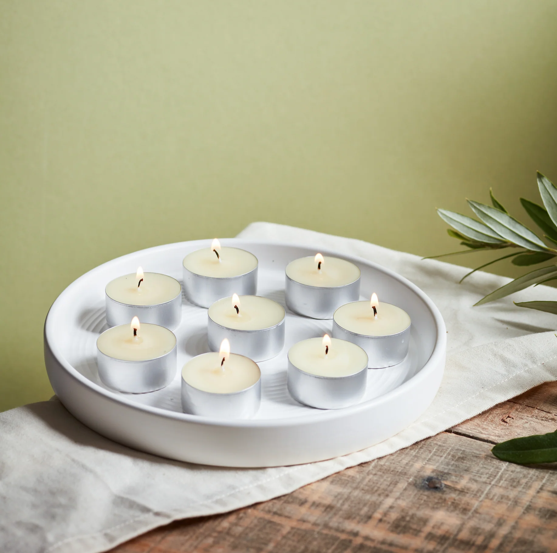 St Eval Tranquillity Scented Tealights, (Set Of 9) - Image 3