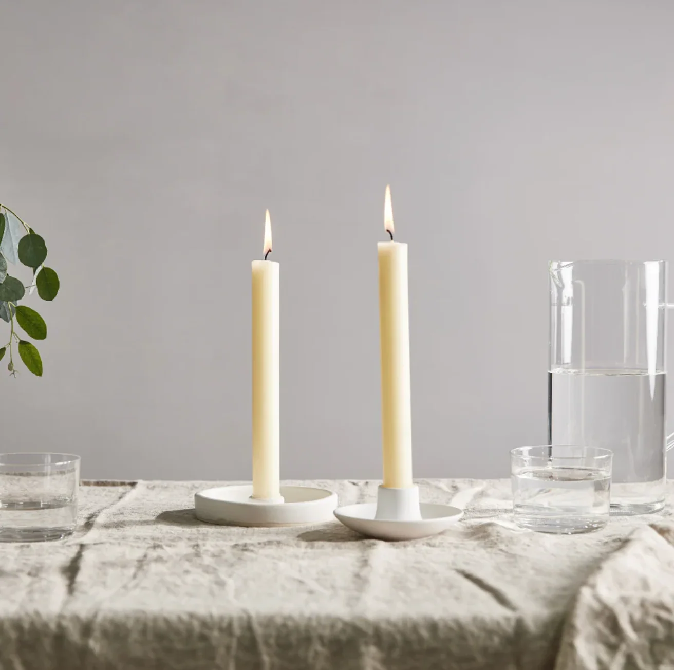 St Eval Unscented Dinner Candle, Ivory (Pack Of 6) - Image 4