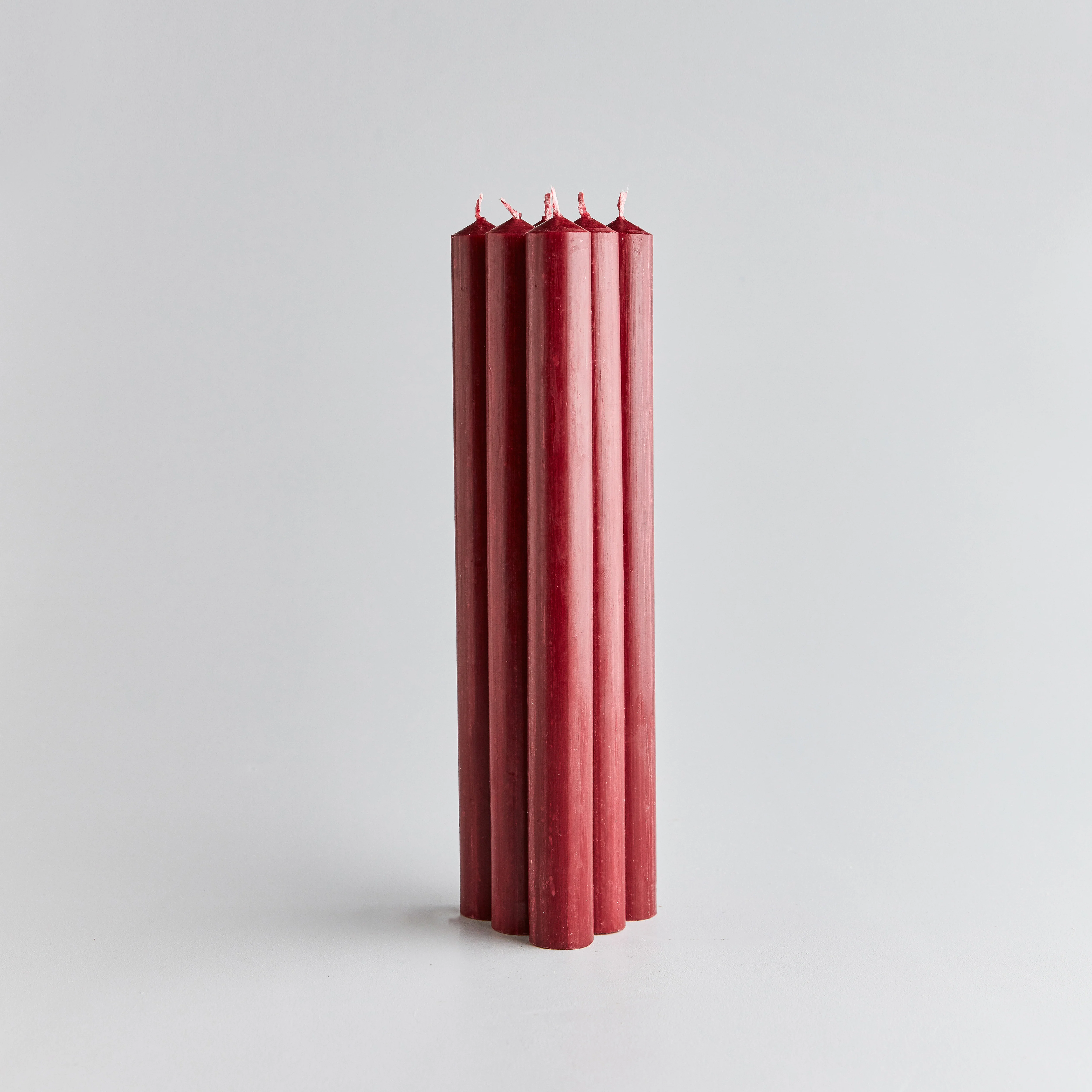 St Eval Unscented Dinner Candle, Red (Pack Of 6) - Image 2