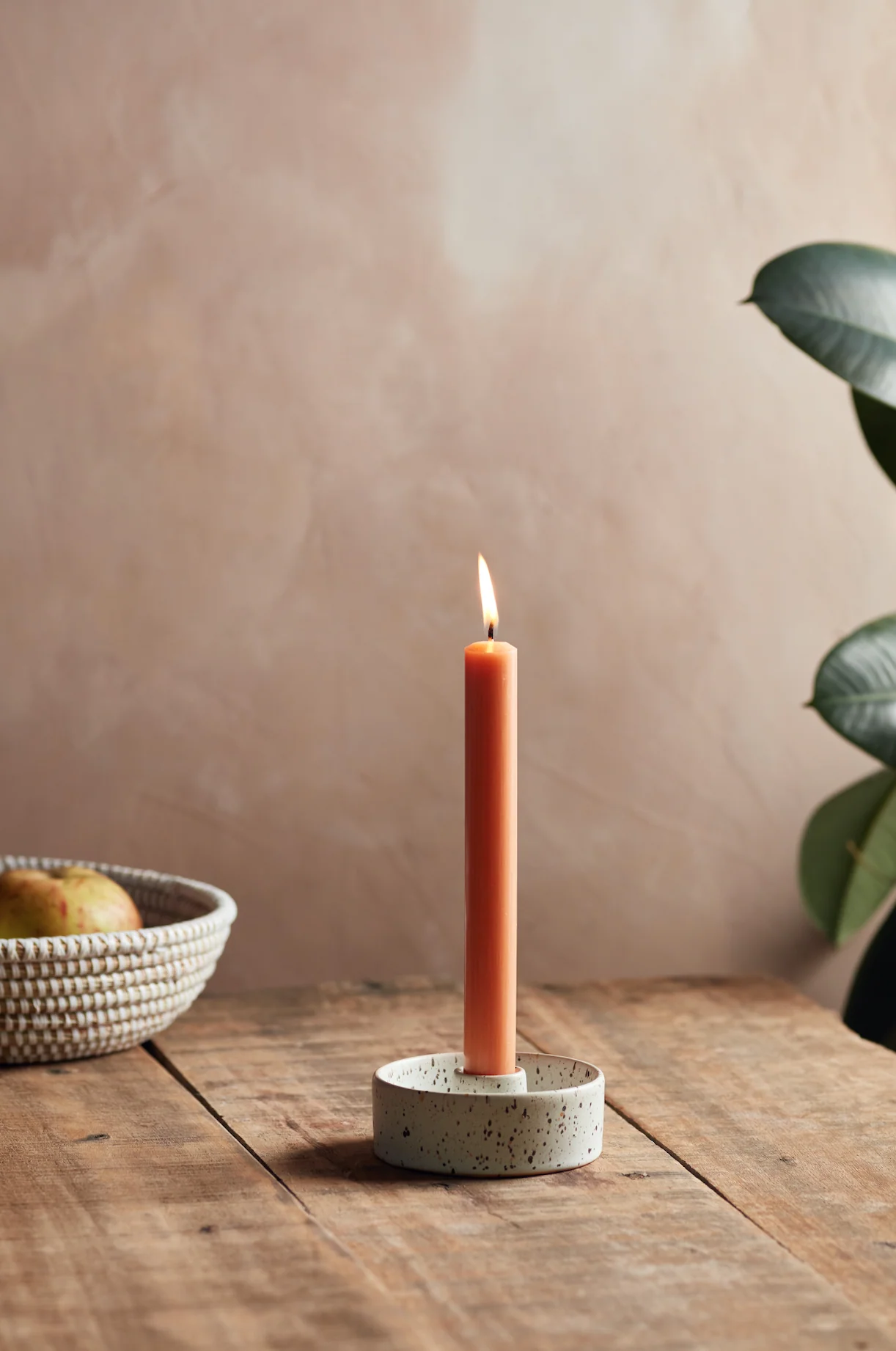 St Eval Unscented Dinner Candle, Terracotta  (Pack Of 6) - Image 3