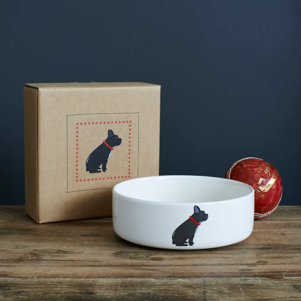 Sweet William Ceramic Dog Bowl,French Bulldog - Image 3