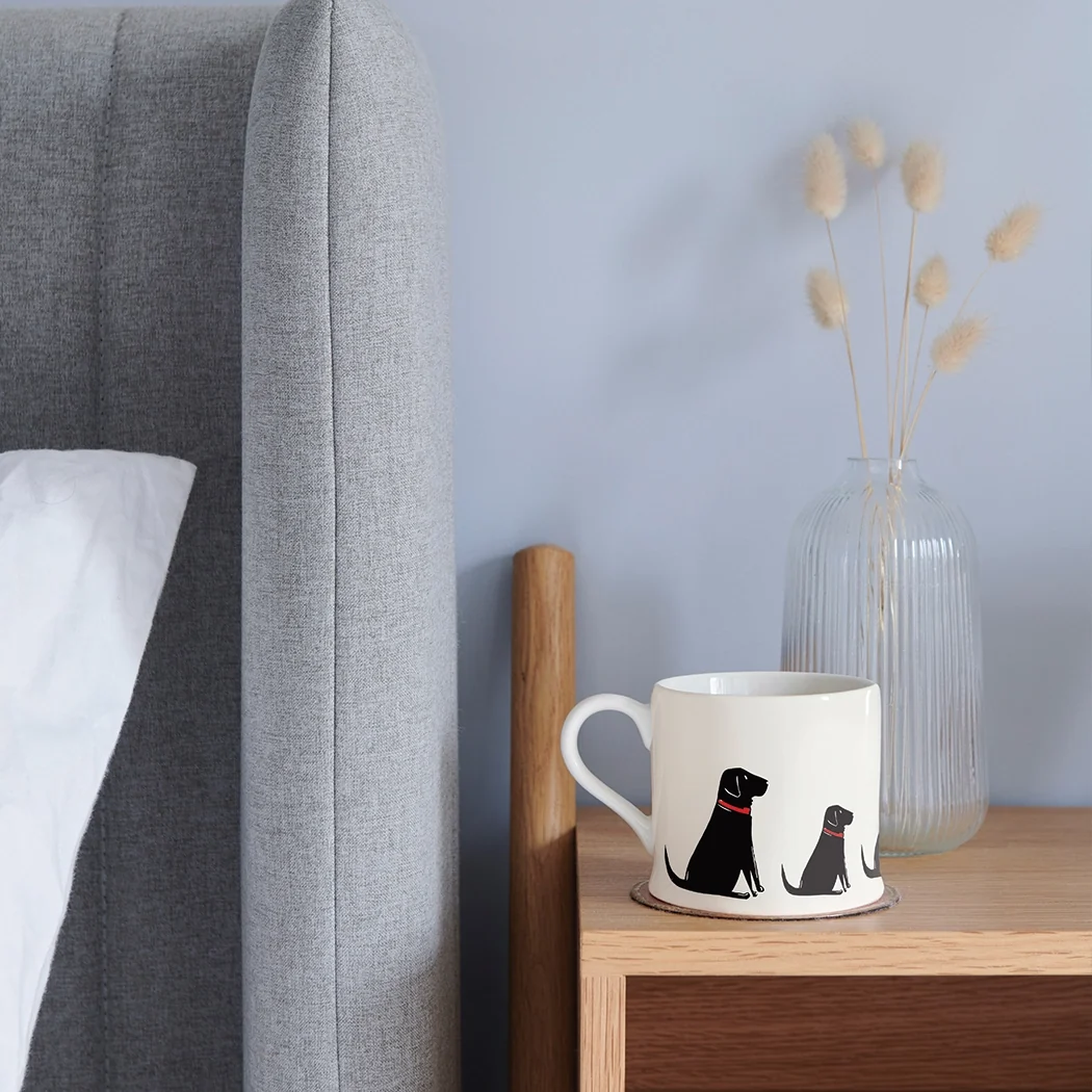 Sweet William Ceramic Mug, Black Labrador - Image 3