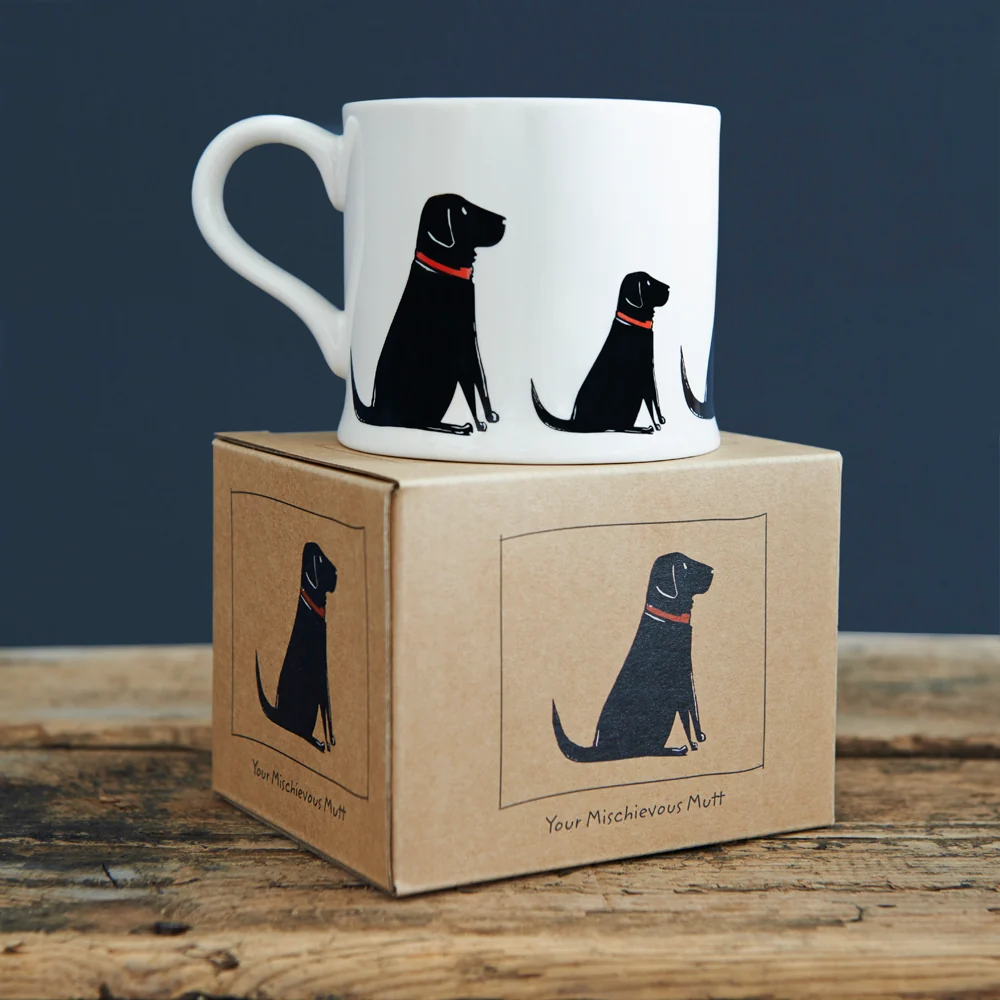 Sweet William Ceramic Mug, Black Labrador - Image 5