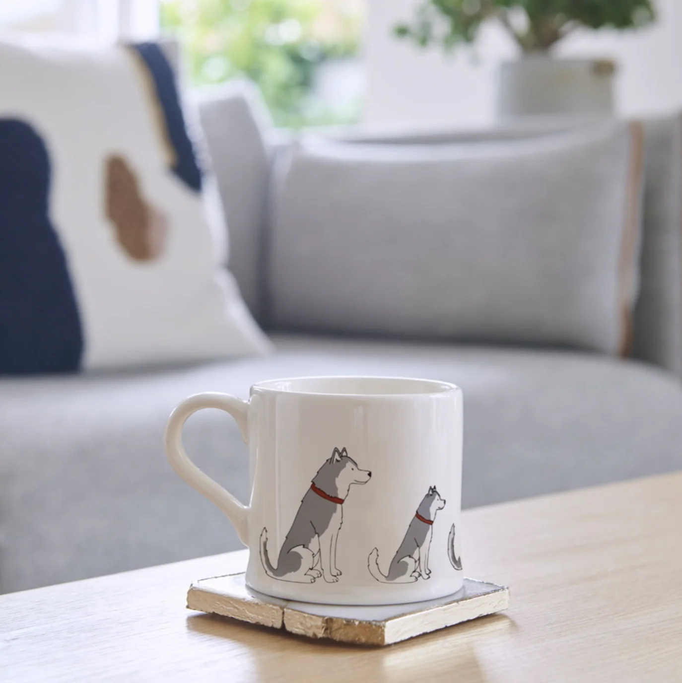 Sweet William Ceramic Mug, Husky - Image 2