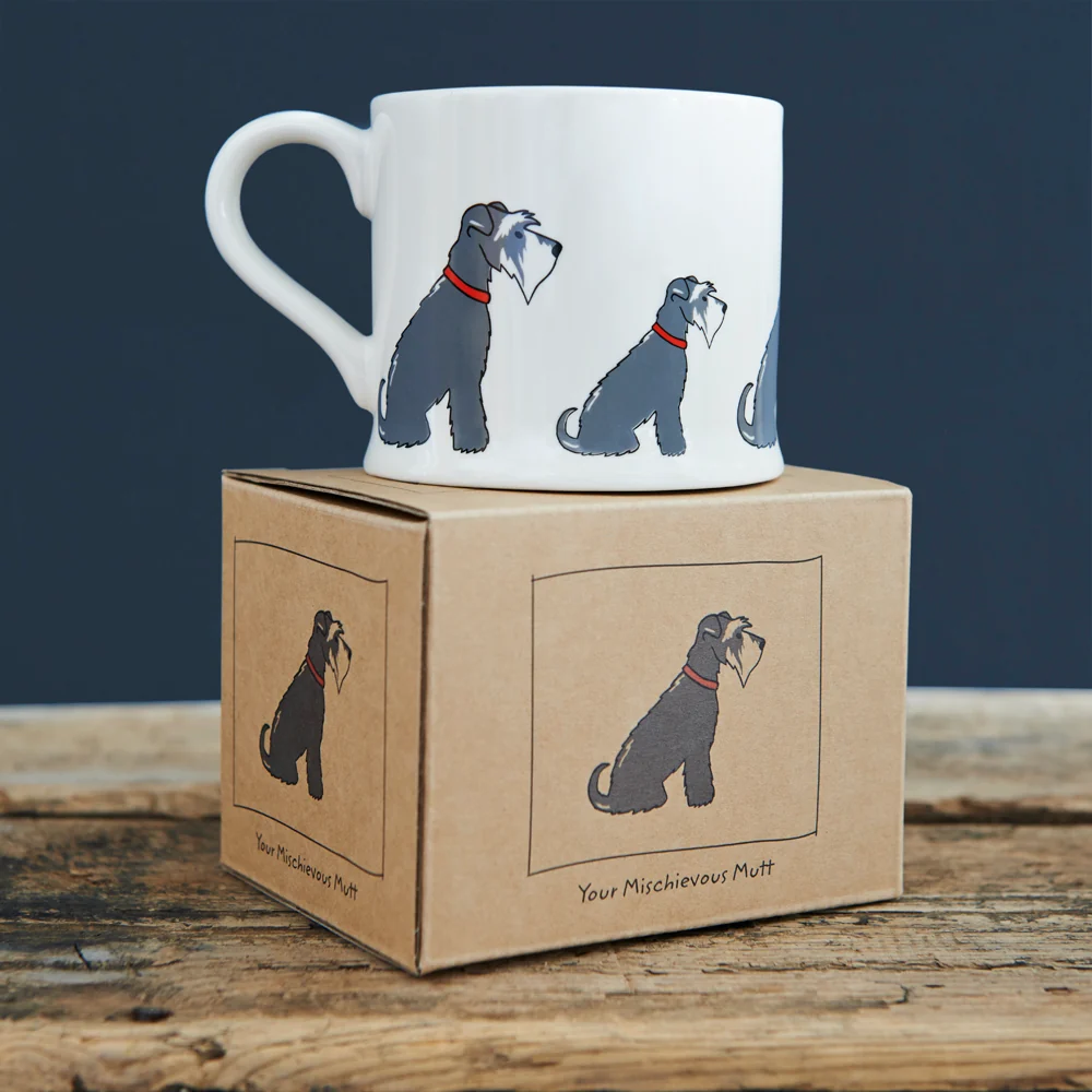 Sweet William Ceramic Mug, Schnauzer - Image 2