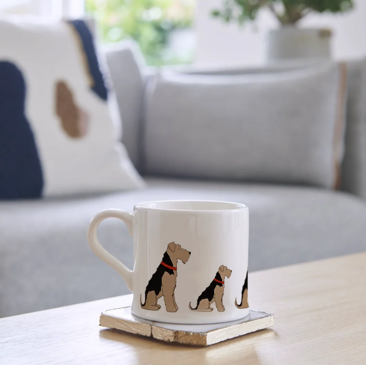 Sweet William Ceramic Mug, Welsh Terrier - Image 2