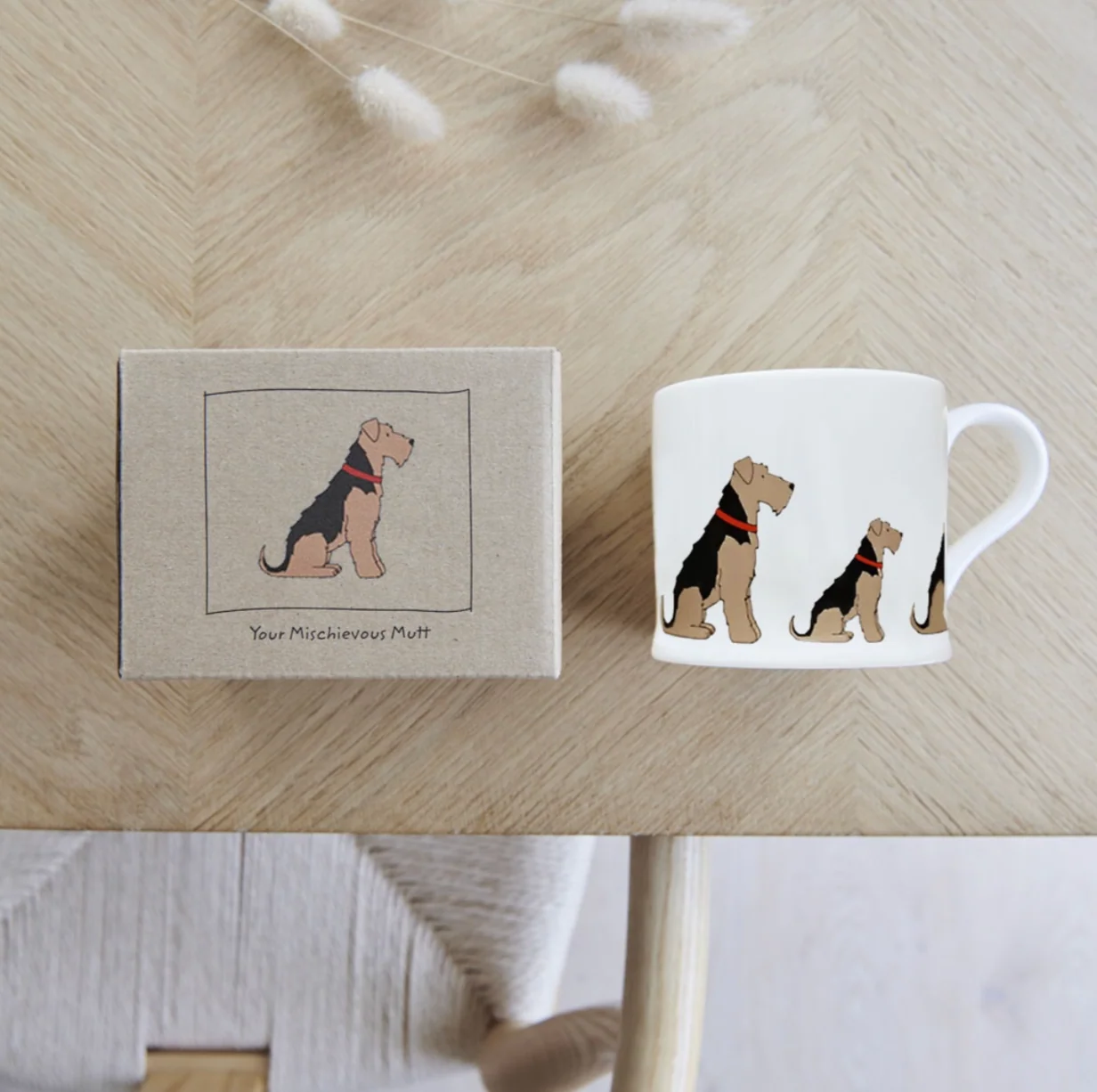 Sweet William Ceramic Mug, Welsh Terrier - Image 3