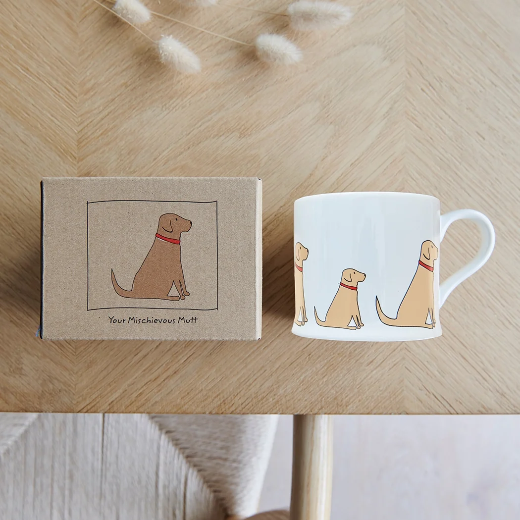 Sweet William Ceramic Mug, Yellow Labrador - Image 7
