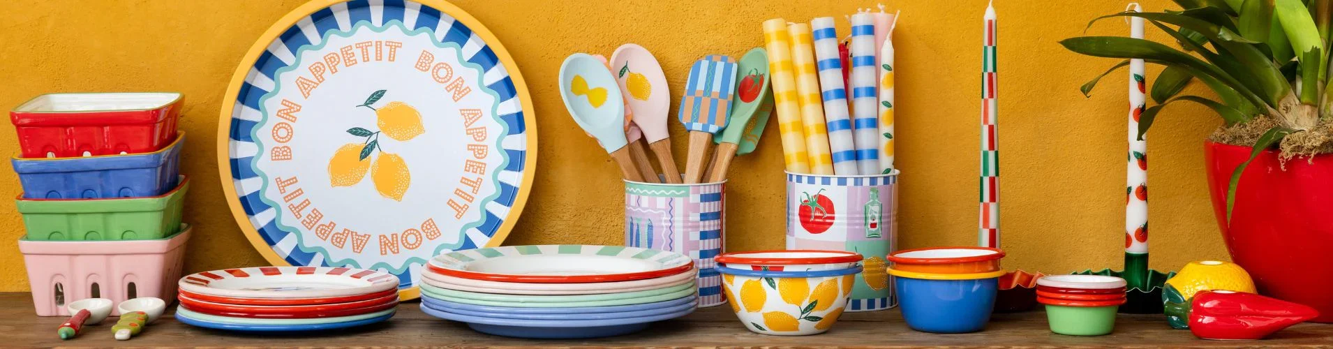 Talking Table Food Icons Silicone Spatula, Geo - Image 6