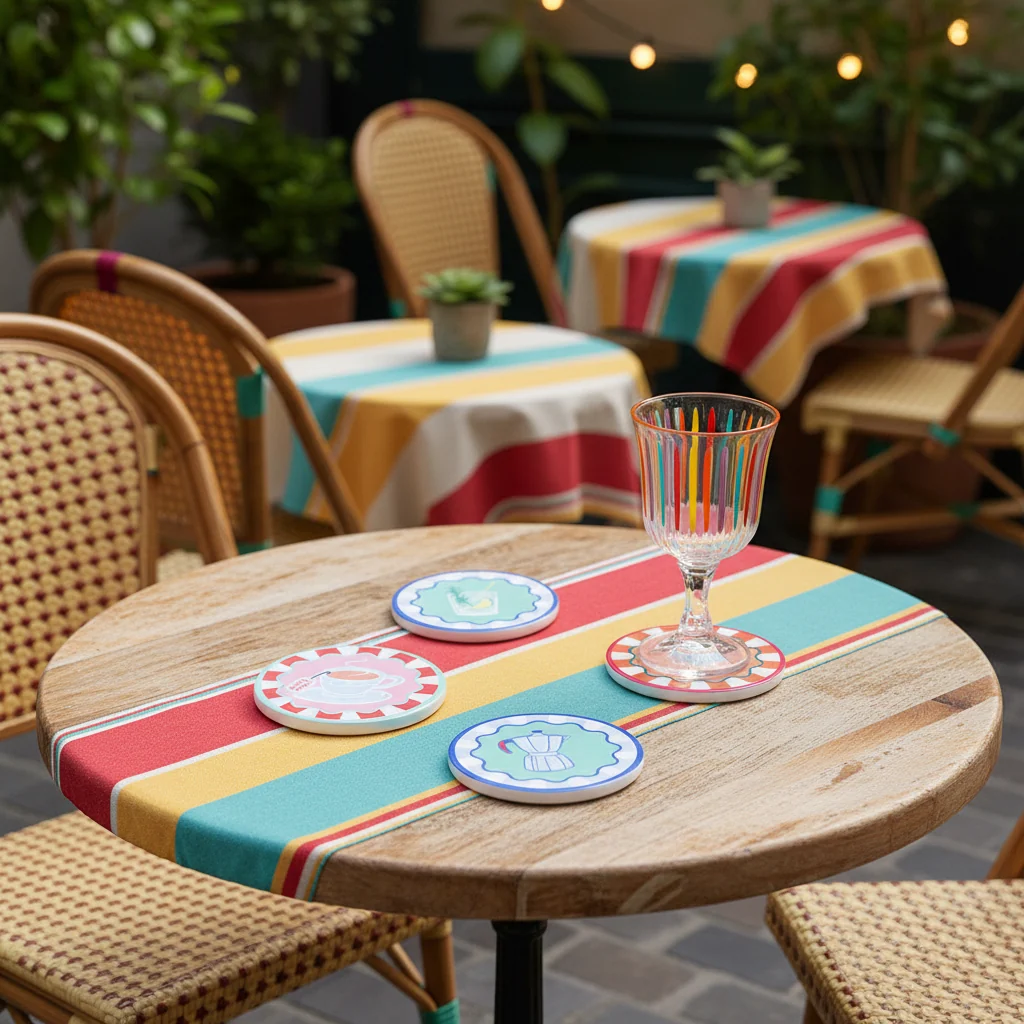 Talking Tables Bon Appetit Drink Icons Coaster - Image 3