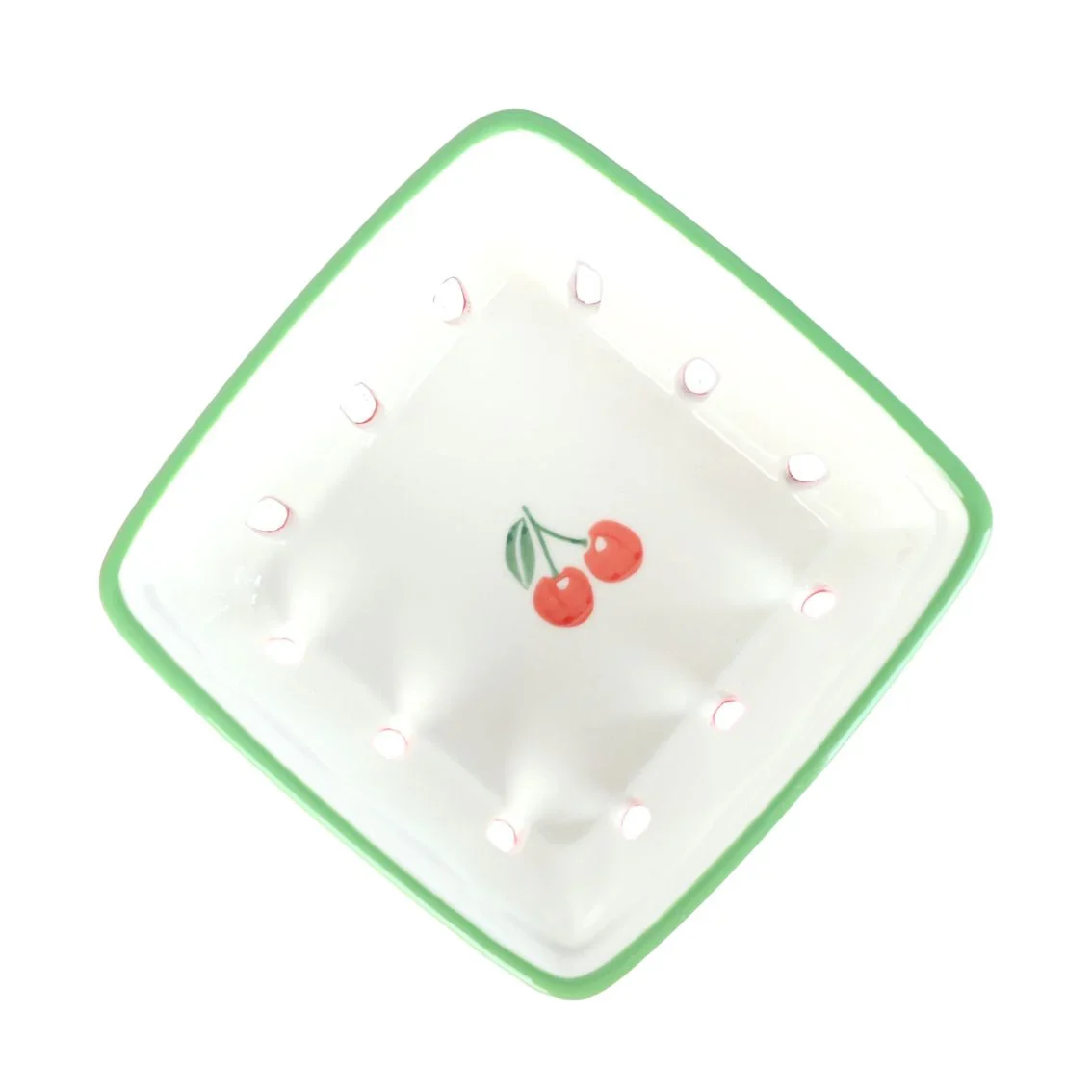 Talking Tables Bon Appetite Ceramic Punnet, Cherry - Image 3