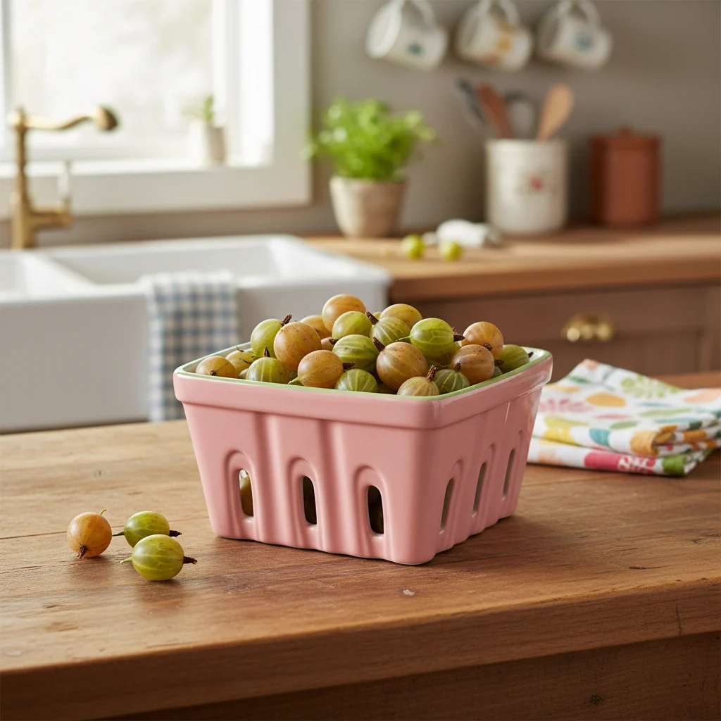 Talking Tables Bon Appetite Ceramic Punnet, Strawberry - Image 5